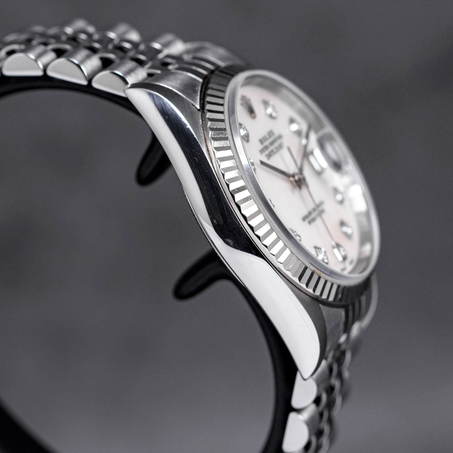 DATEJUST 36MM CUSTOM MOP DIAL DIAMOND INDEX 'A SERIES' (WATCH ONLY-CIRCA 1999)