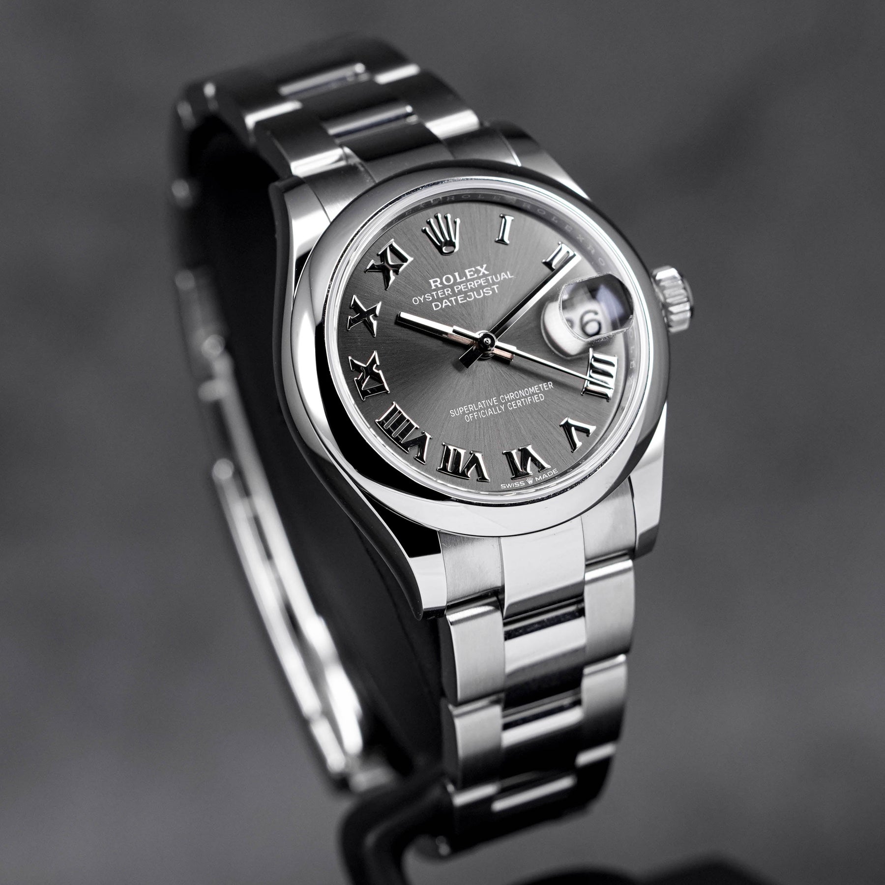 DATEJUST 31MM RHODIUM ROMAN DIAL (2023)