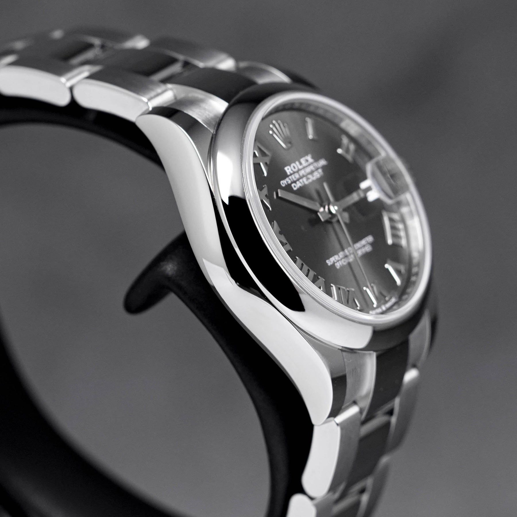 DATEJUST 31MM RHODIUM ROMAN DIAL (2023)