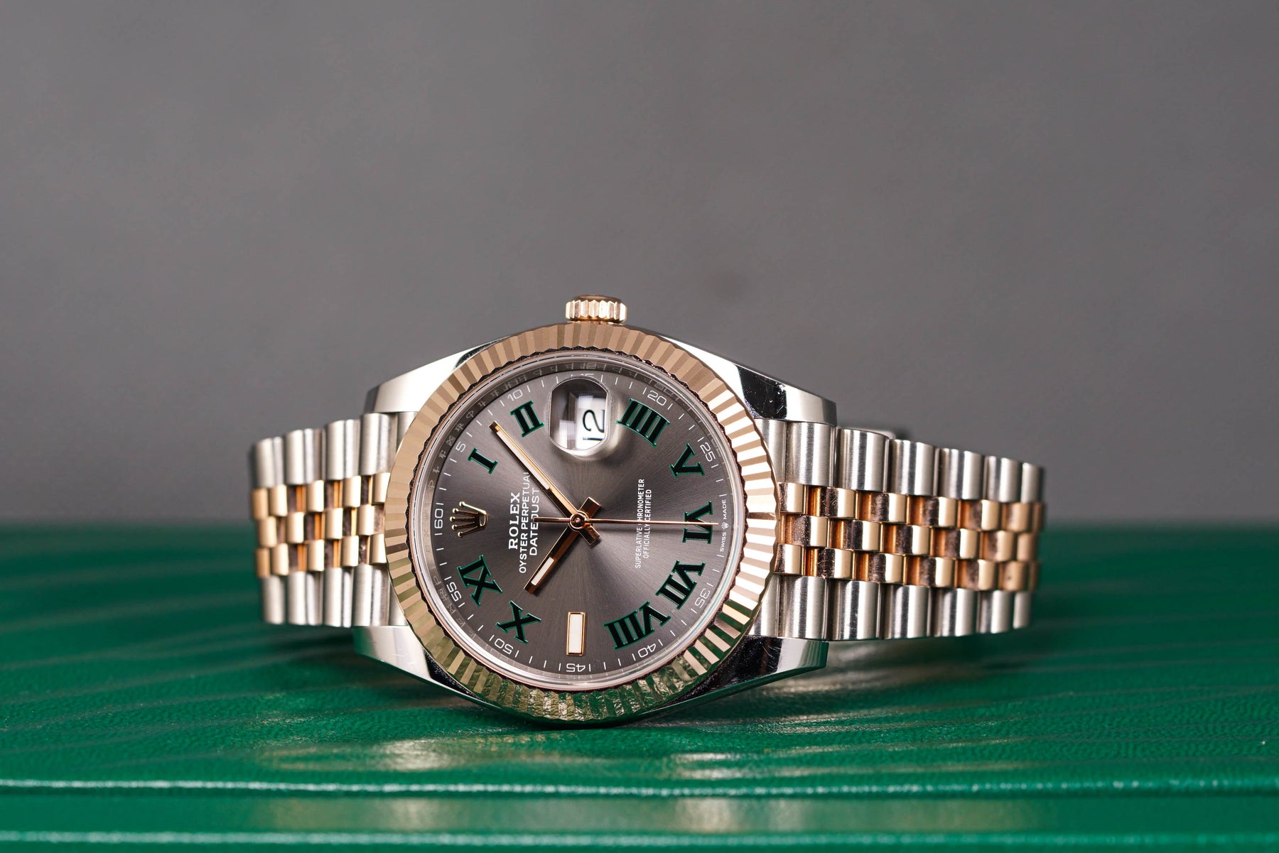 DATEJUST 41MM TWOTONE ROSEGOLD WIMBLEDON (2019)