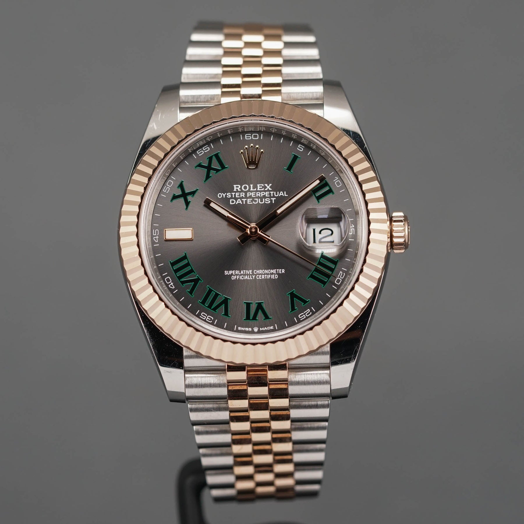 DATEJUST 41MM TWOTONE ROSEGOLD WIMBLEDON (2019)