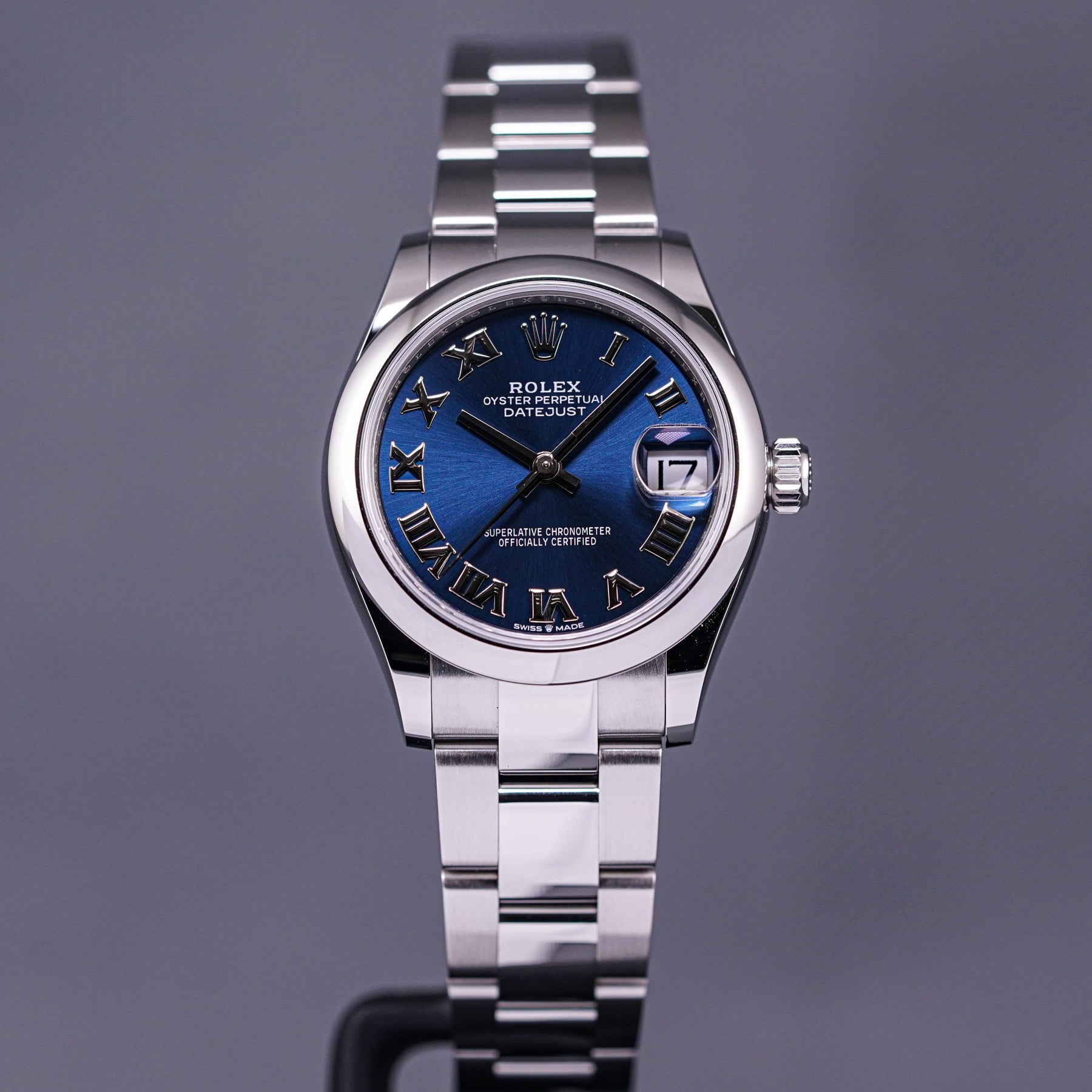 ROLEX DATEJUST ROMAN BLUE