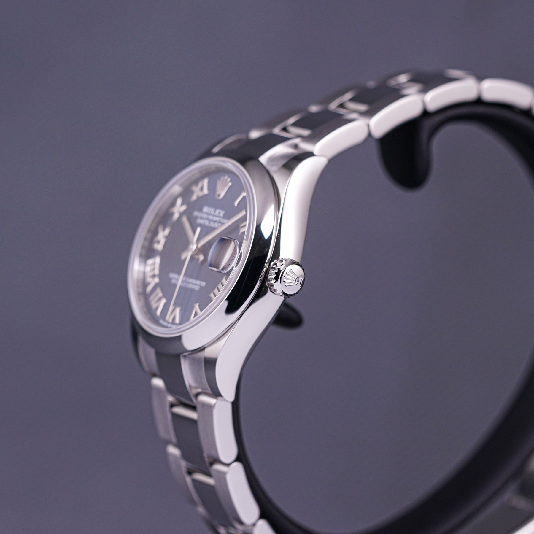 DATEJUST STEEL WHITEGOLD BLUE ROMAN DIAL