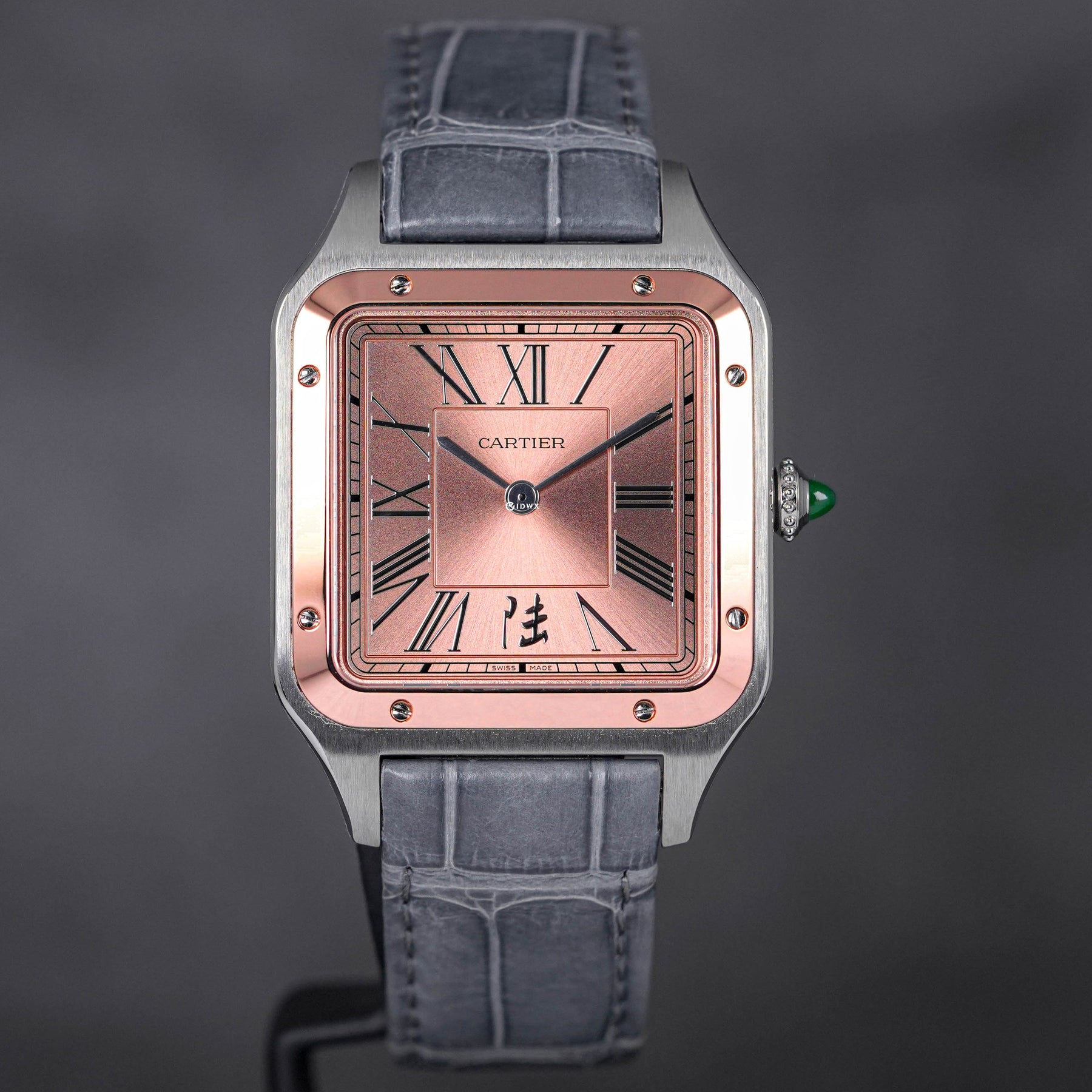 SANTOS DUMONT L TWOTONE ROSEGOLD SALMON DIAL CHINA SPECIAL EDITION (2023)