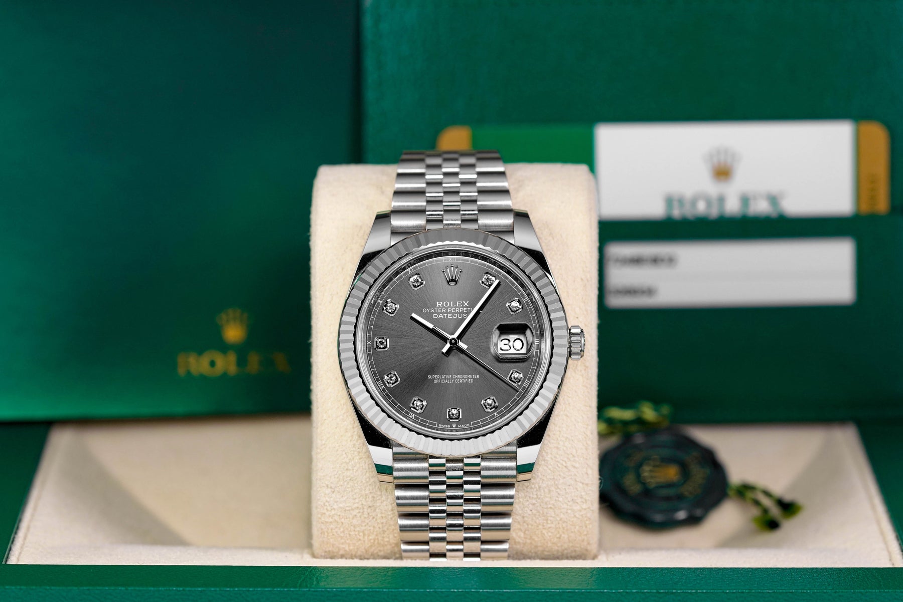 Datejust 41 Rhodium Diamond Indonesia