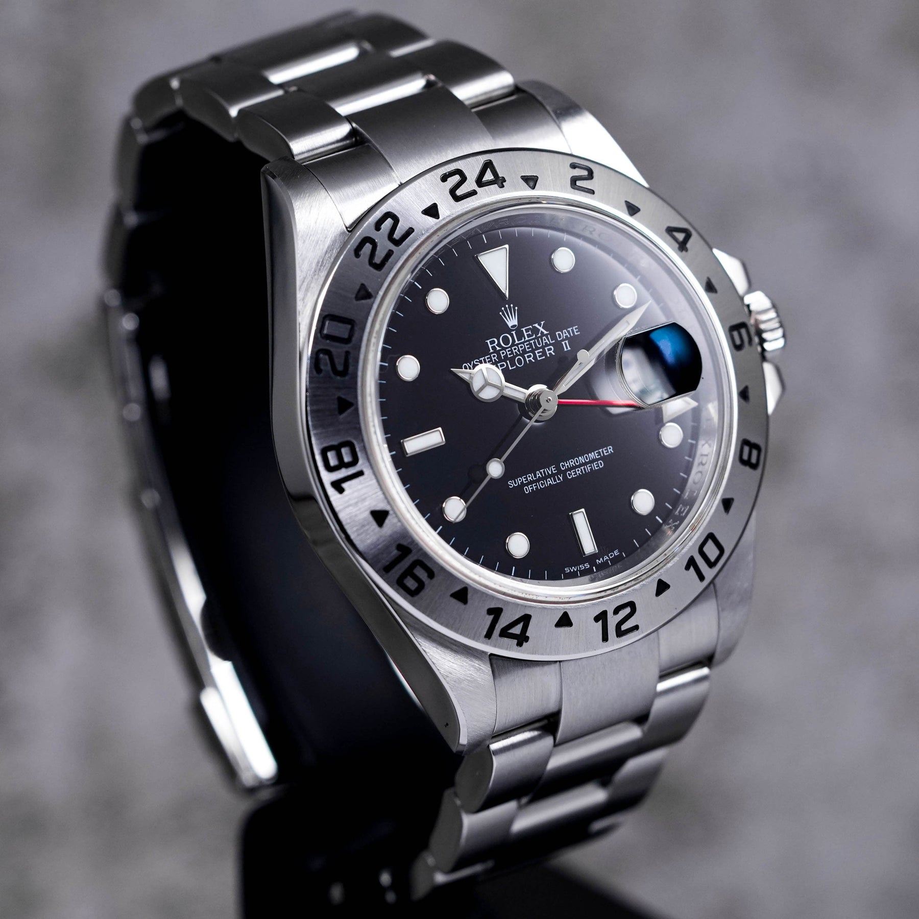 EXPLORER-II 16570 BLACK DIAL (UNDATED-RANDOM SERIES)