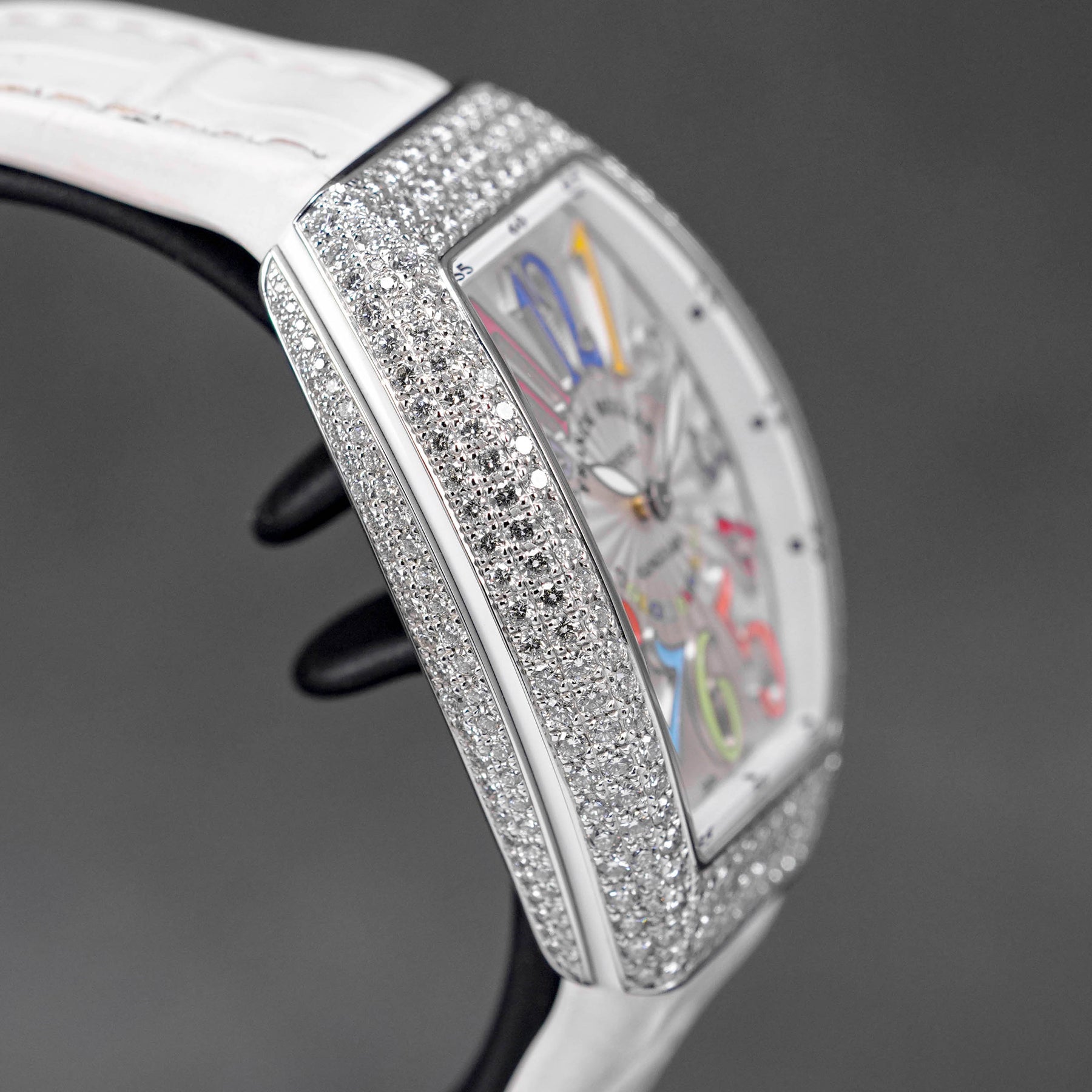 Harga Franck Muller V32 White Color of Dream Diamond