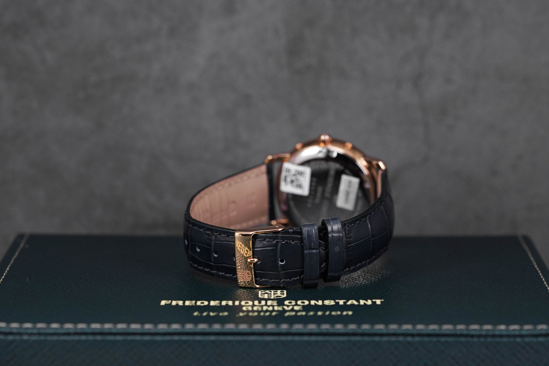 CLASSICS BUSINESS TIMER MOONPHASE ROSEGOLD-PLATED STEEL BLUE DIAL (2025)