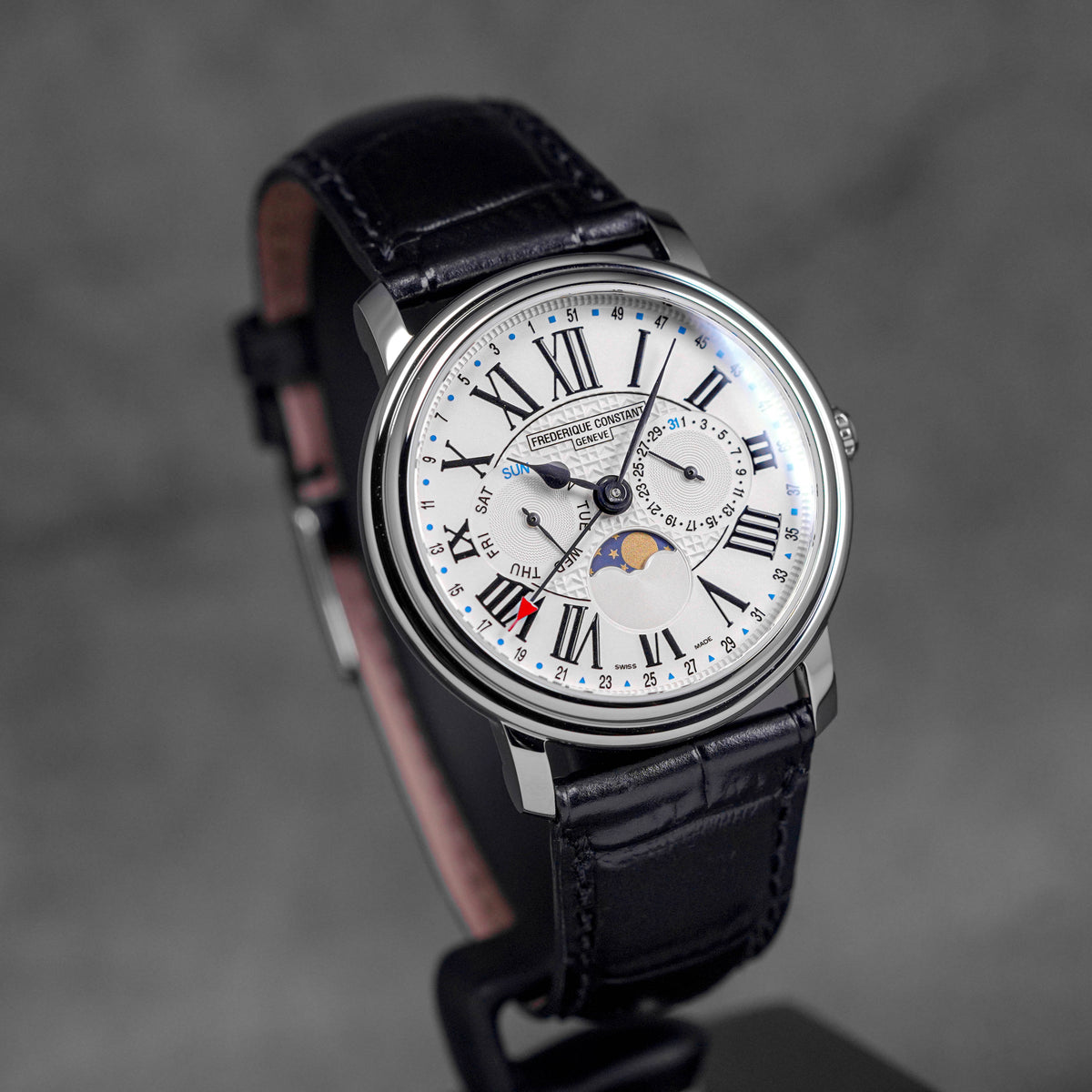 CLASSICS BUSINESS TIMER MOONPHASE WHITE DIAL (2025)