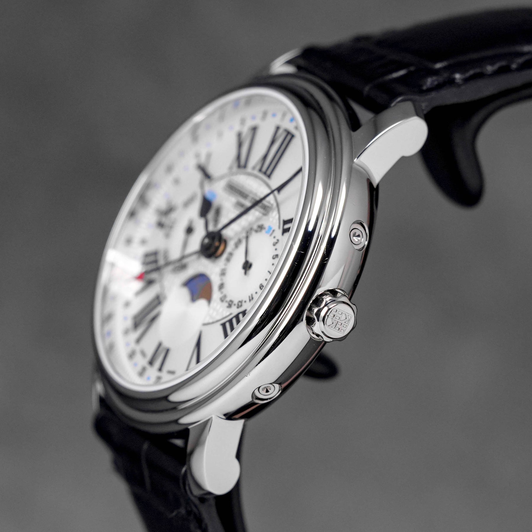 CLASSICS BUSINESS TIMER MOONPHASE WHITE DIAL (2025)