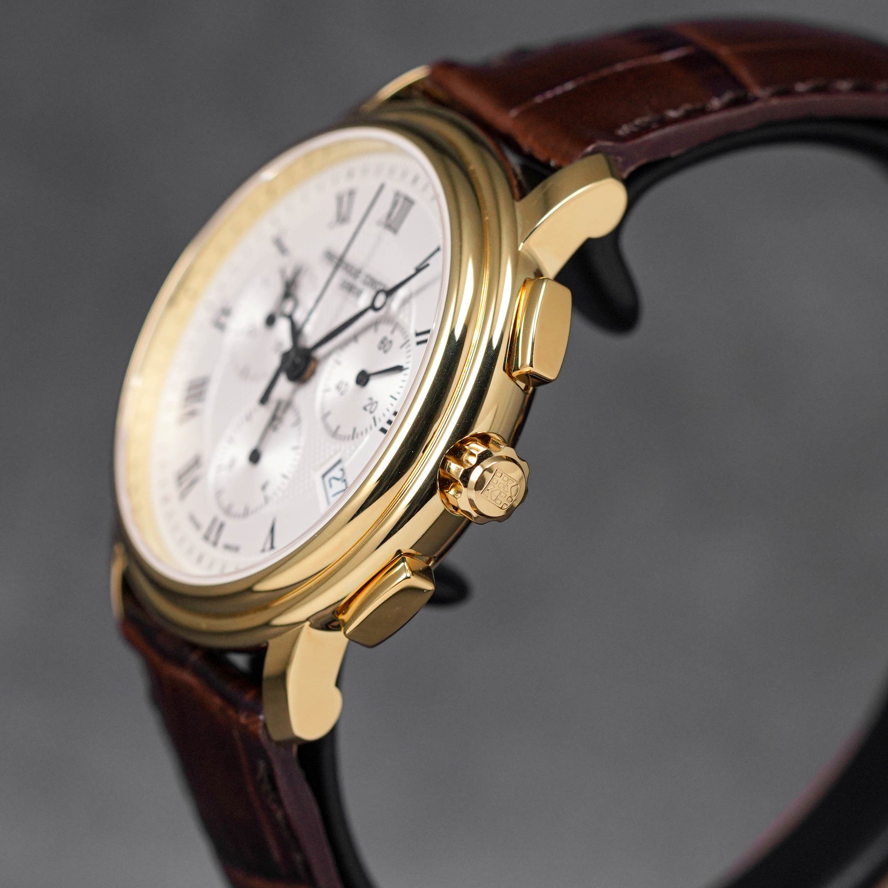 CLASSICS QUARTZ CHRONOGRAPH YELLOWGOLD-PLATED STEEL SILVER DIAL (2025)