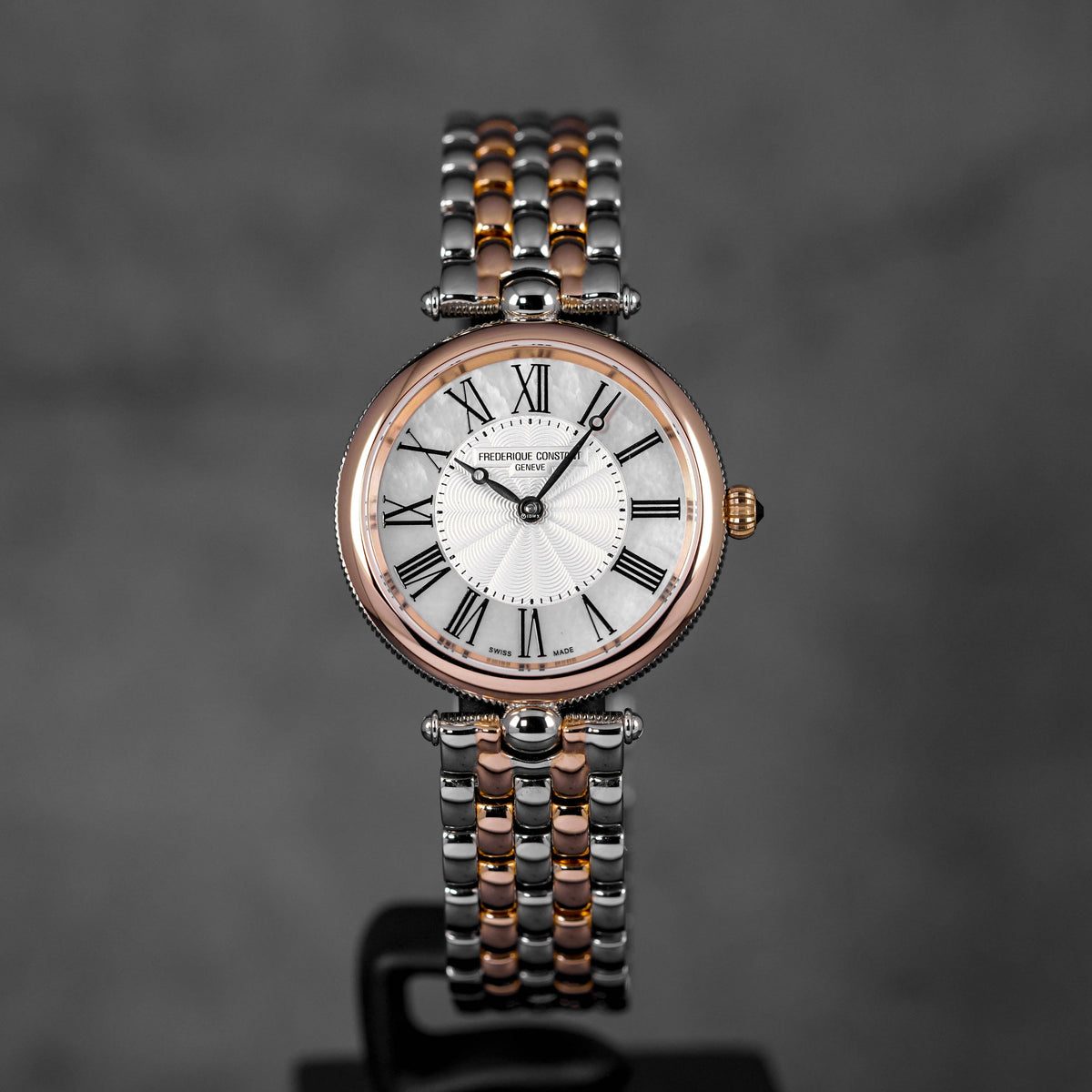 CLASSICS ART DECO ROUND TWOTONE ROSEGOLD-PLATED STEEL MOP DIAL (2025)