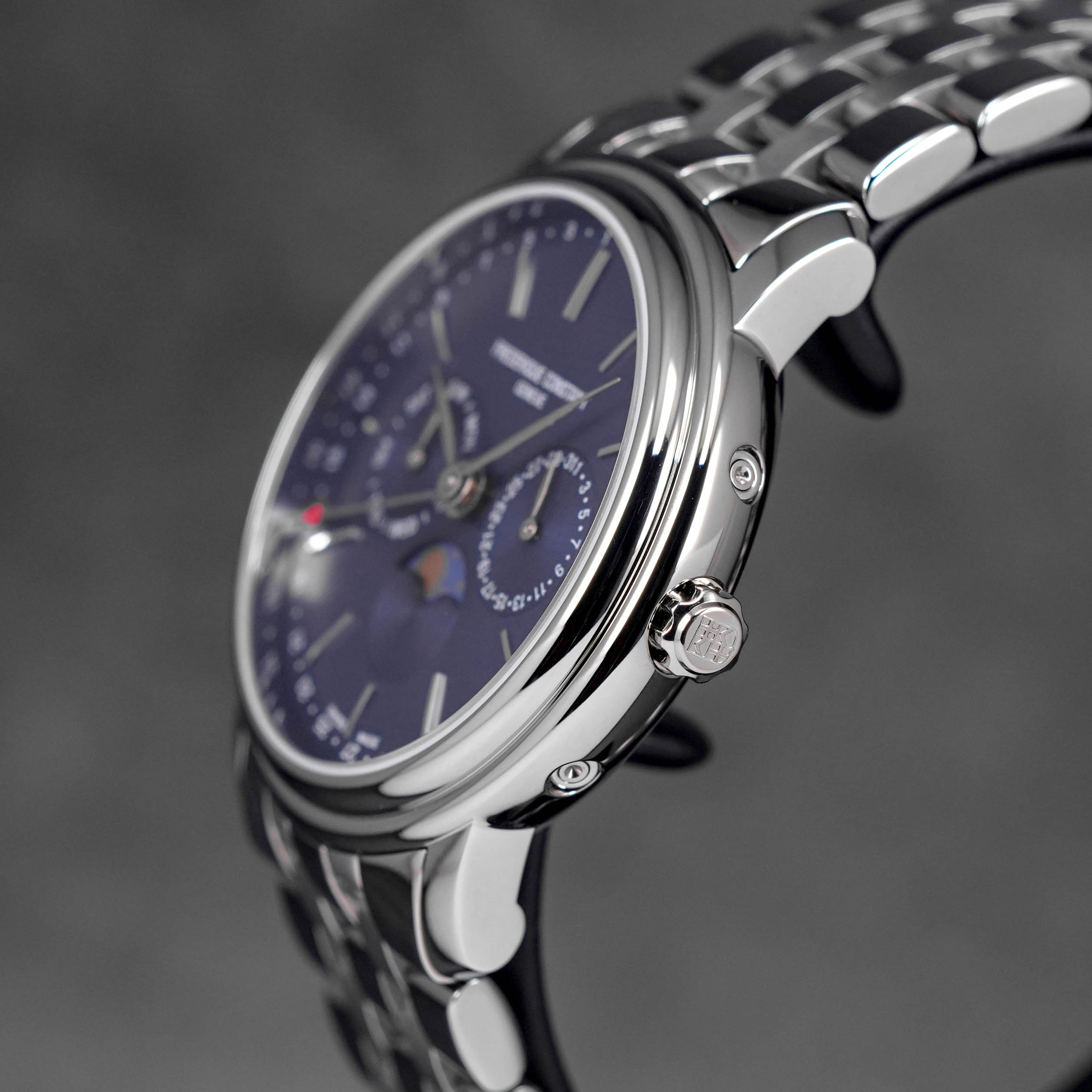 CLASSICS BUSINESS TIMER MOONPHASE BLUE DIAL