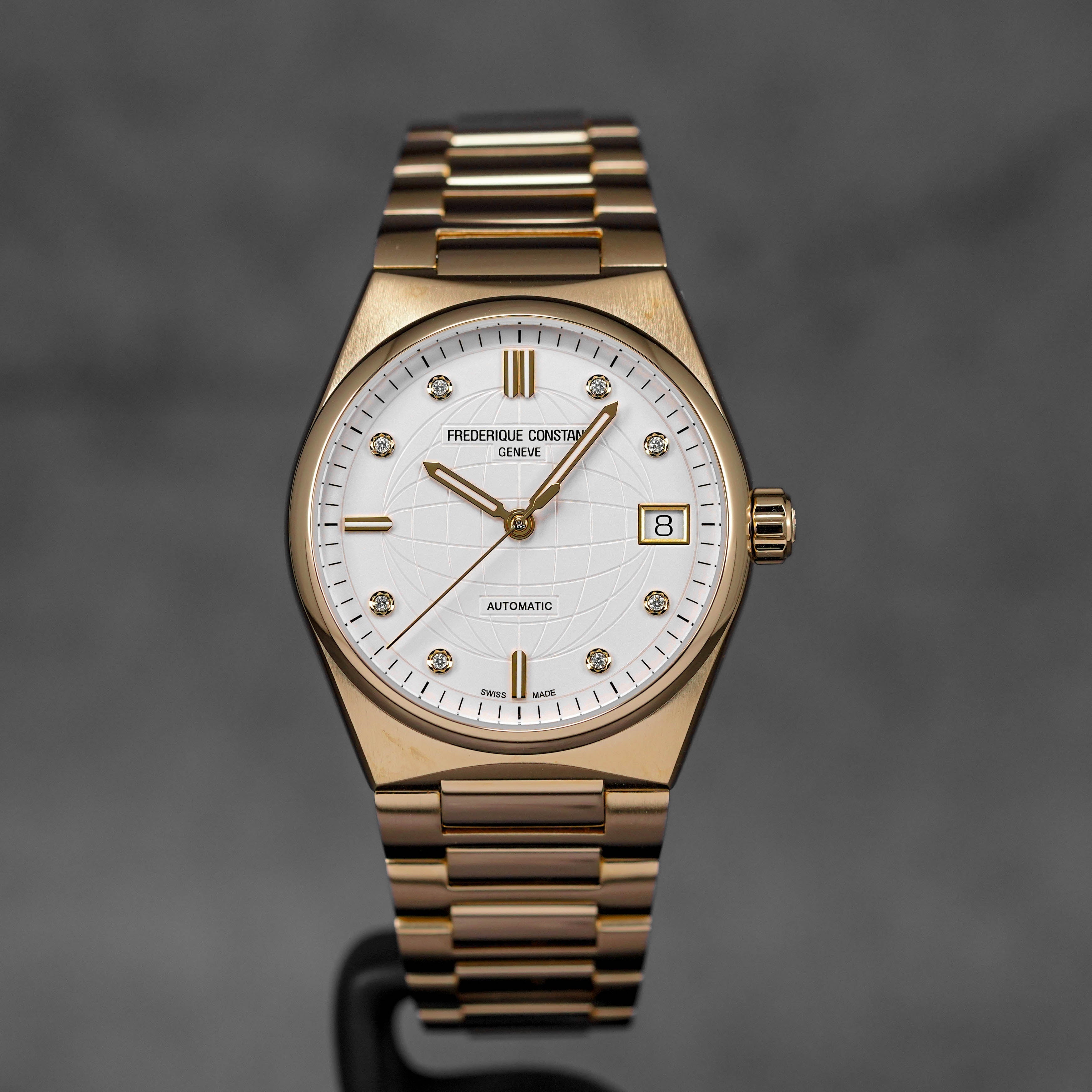 HIGHLIFE YELLOWGOLD-PLATED STEEL SILVER DIAL
