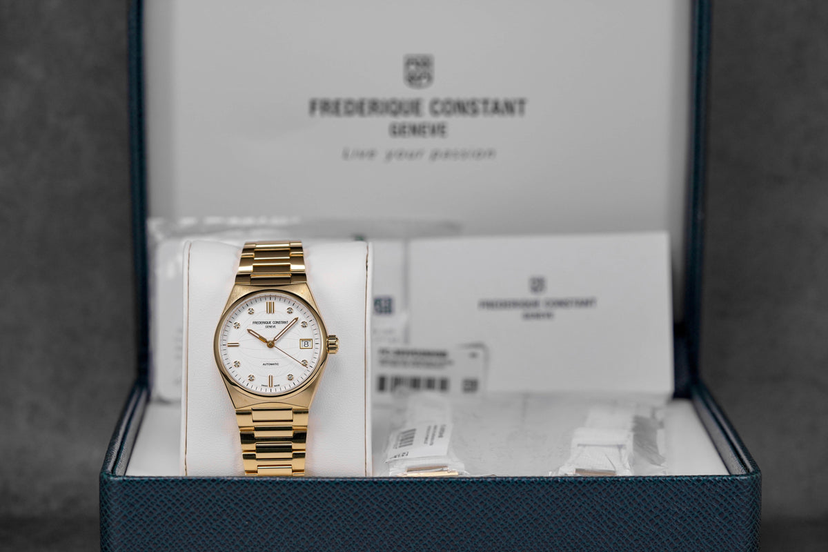 HIGHLIFE YELLOWGOLD-PLATED STEEL SILVER DIAL