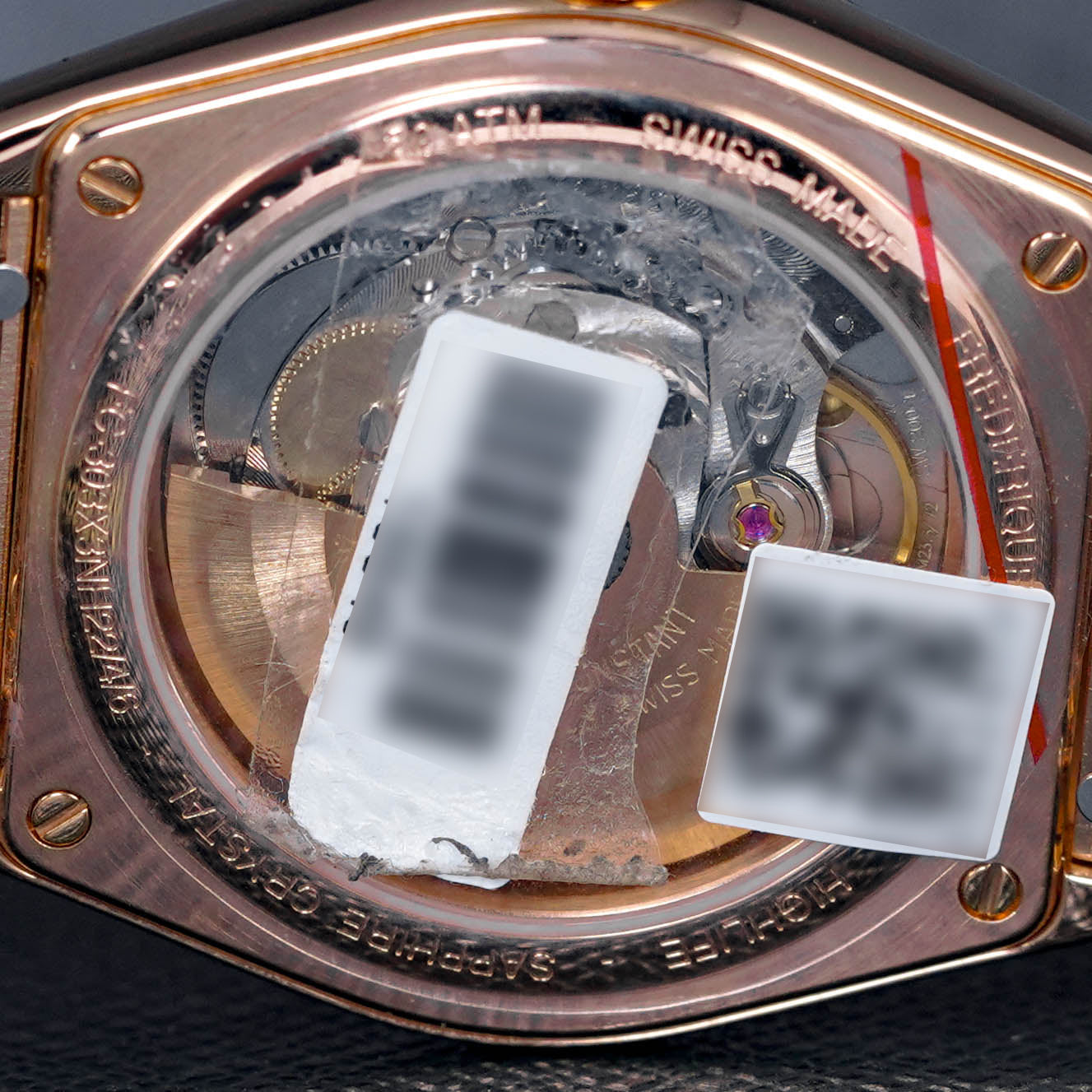 HIGHLIFE 39MM COSC TWOTONE ROSEGOLD-PLATED STEEL BLUE DIAL LEATHER STRAP (2025)