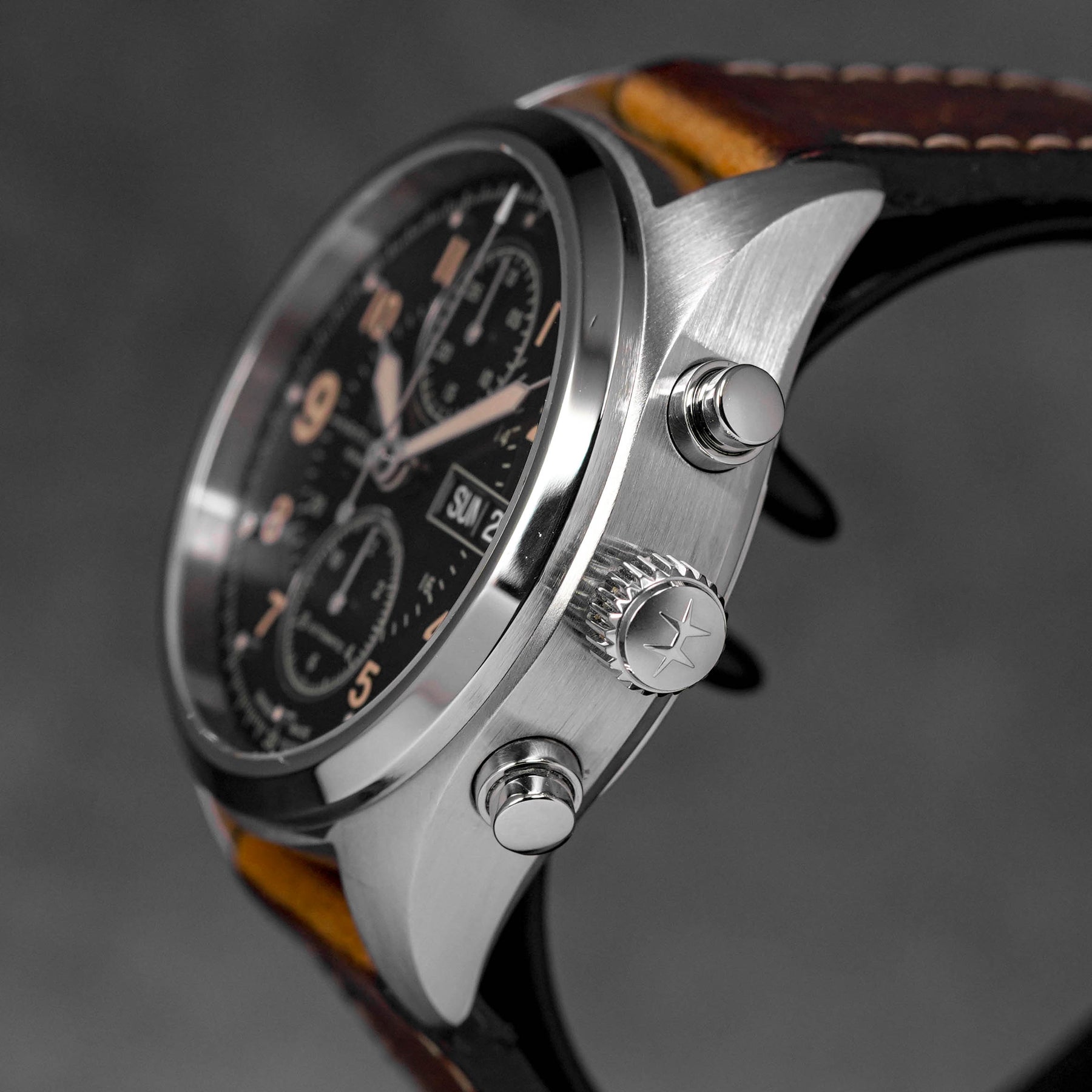 KHAKI FIELD CHRONO BLACK DIAL (2016)