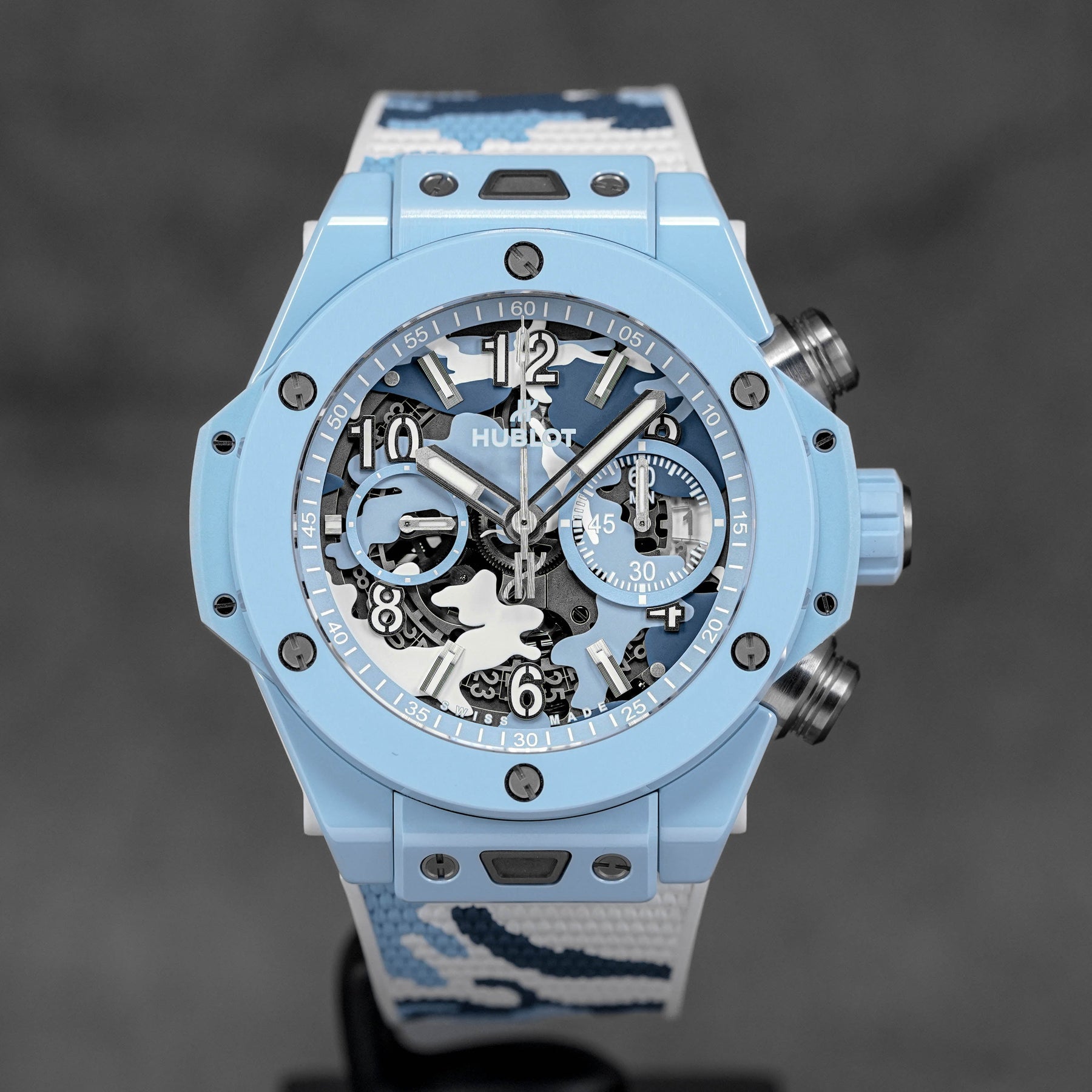 BIG BANG UNICO 44MM SKY BLUE CAMO CERAMIC LIMITED EDITION (2023)