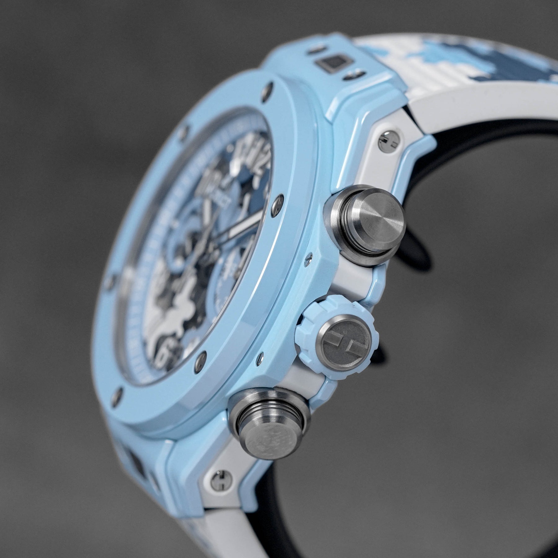 BIG BANG UNICO 44MM SKY BLUE CAMO CERAMIC LIMITED EDITION (2023)