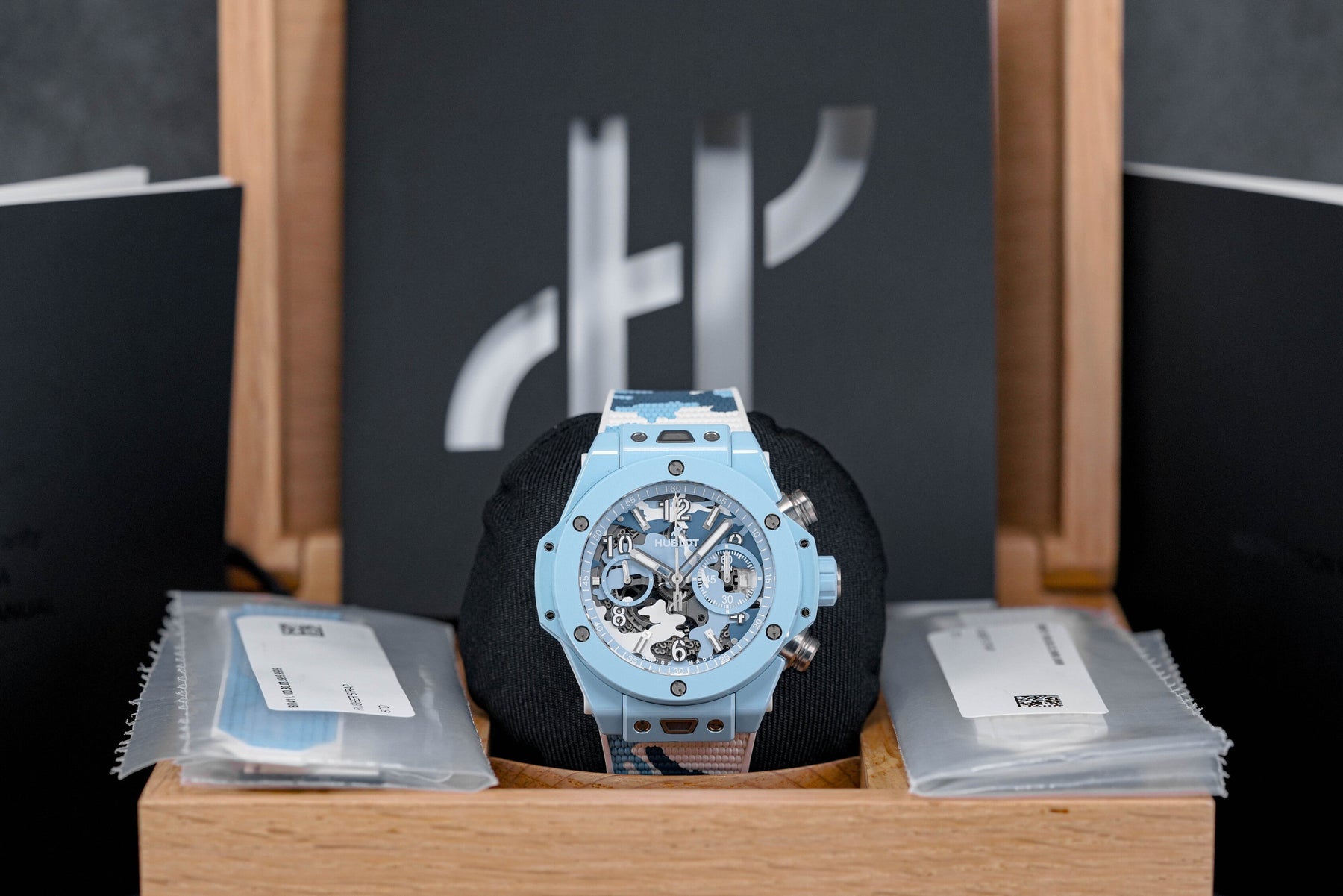 BIG BANG UNICO 44MM SKY BLUE CAMO CERAMIC LIMITED EDITION (2023)