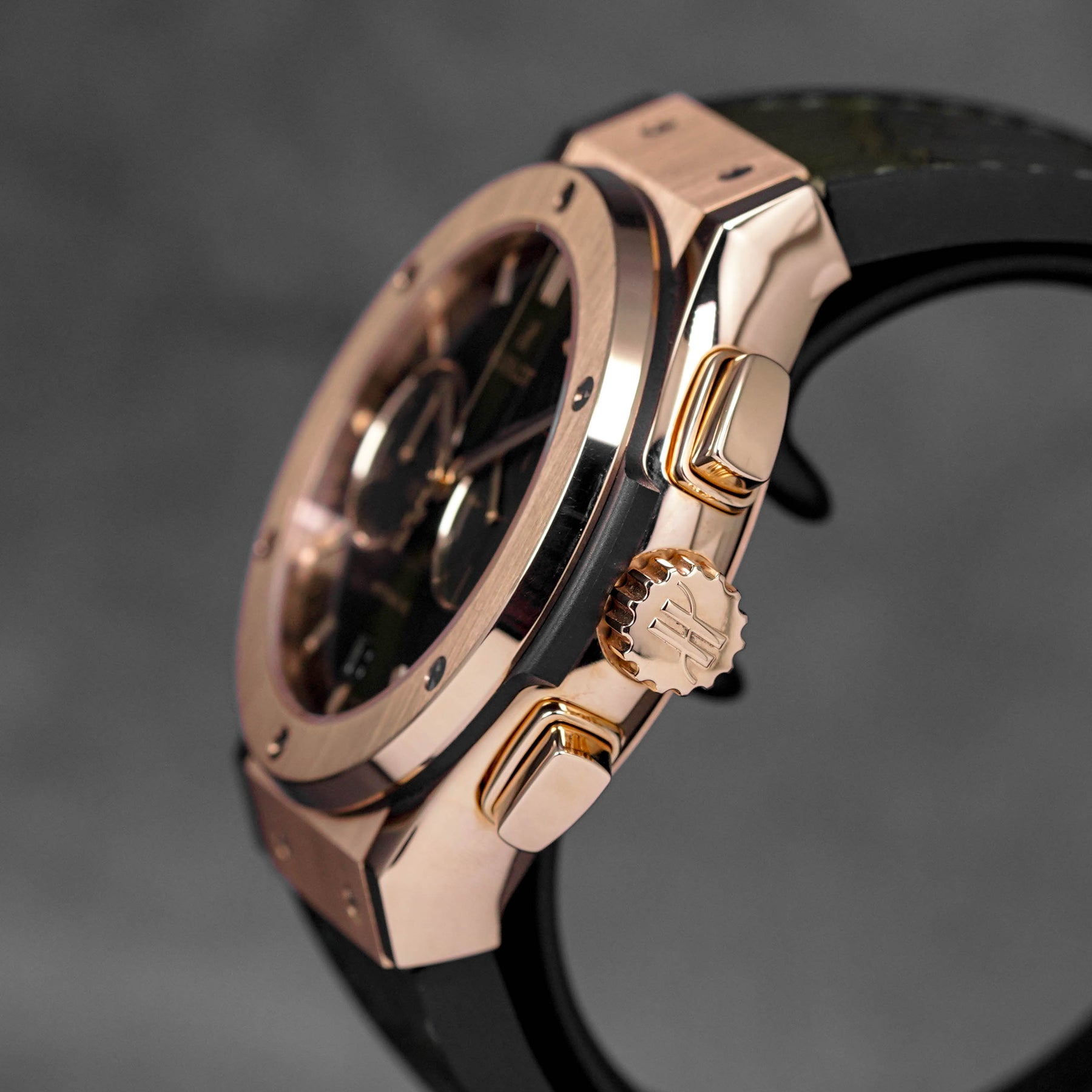 Harga Hublot Classic Fusion Chronograph King Gold Green