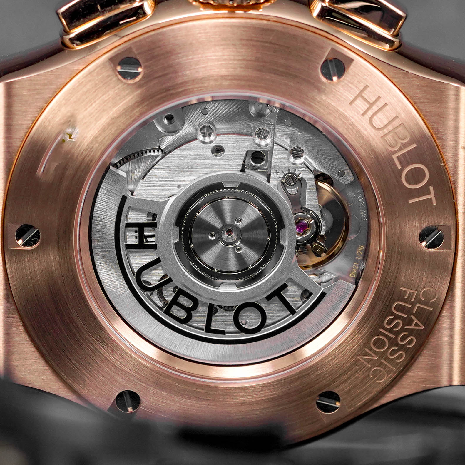 Harga Hublot Classic Fusion Chronograph King Gold Green