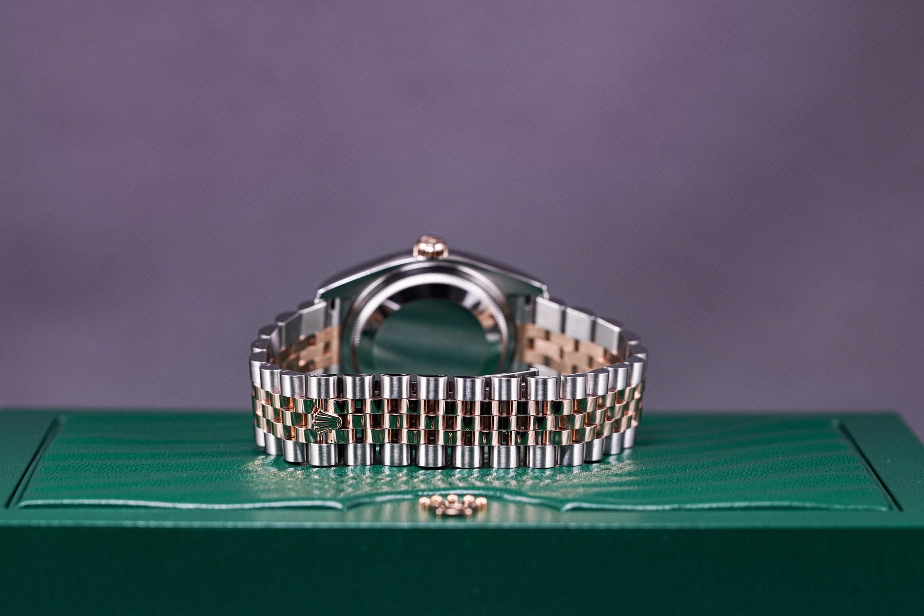 DATEJUST TWOTONE ROSEGOLD WHITE COMPUTERIZED DIAMOND (2017)
