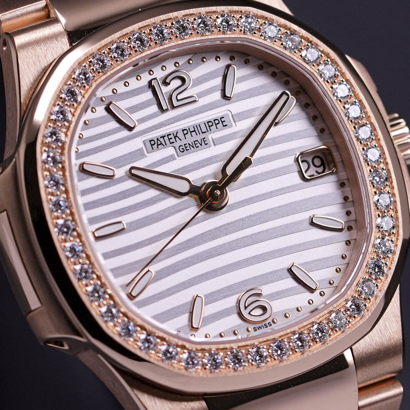 NAUTILUS 70101R ROSEGOLD DIAMOND BEZEL