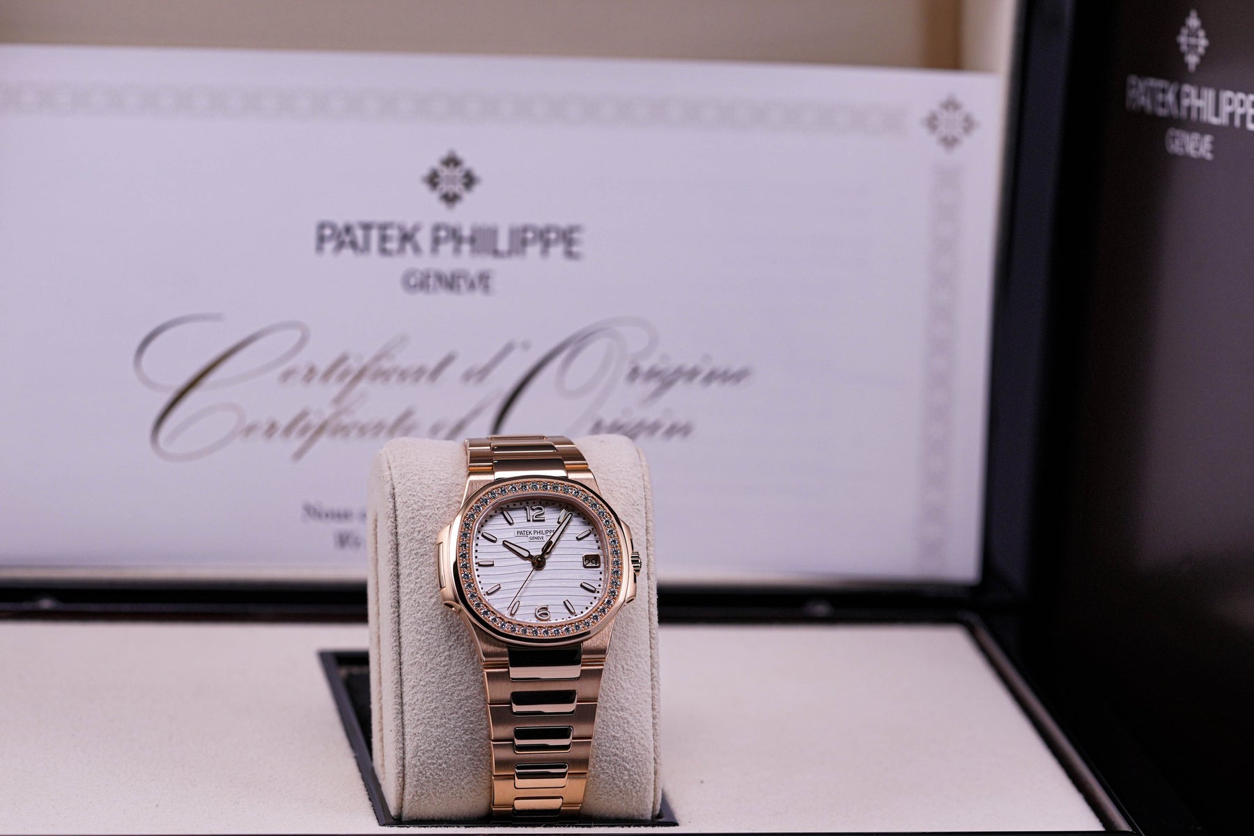 NAUTILUS 70101R ROSEGOLD DIAMOND BEZEL