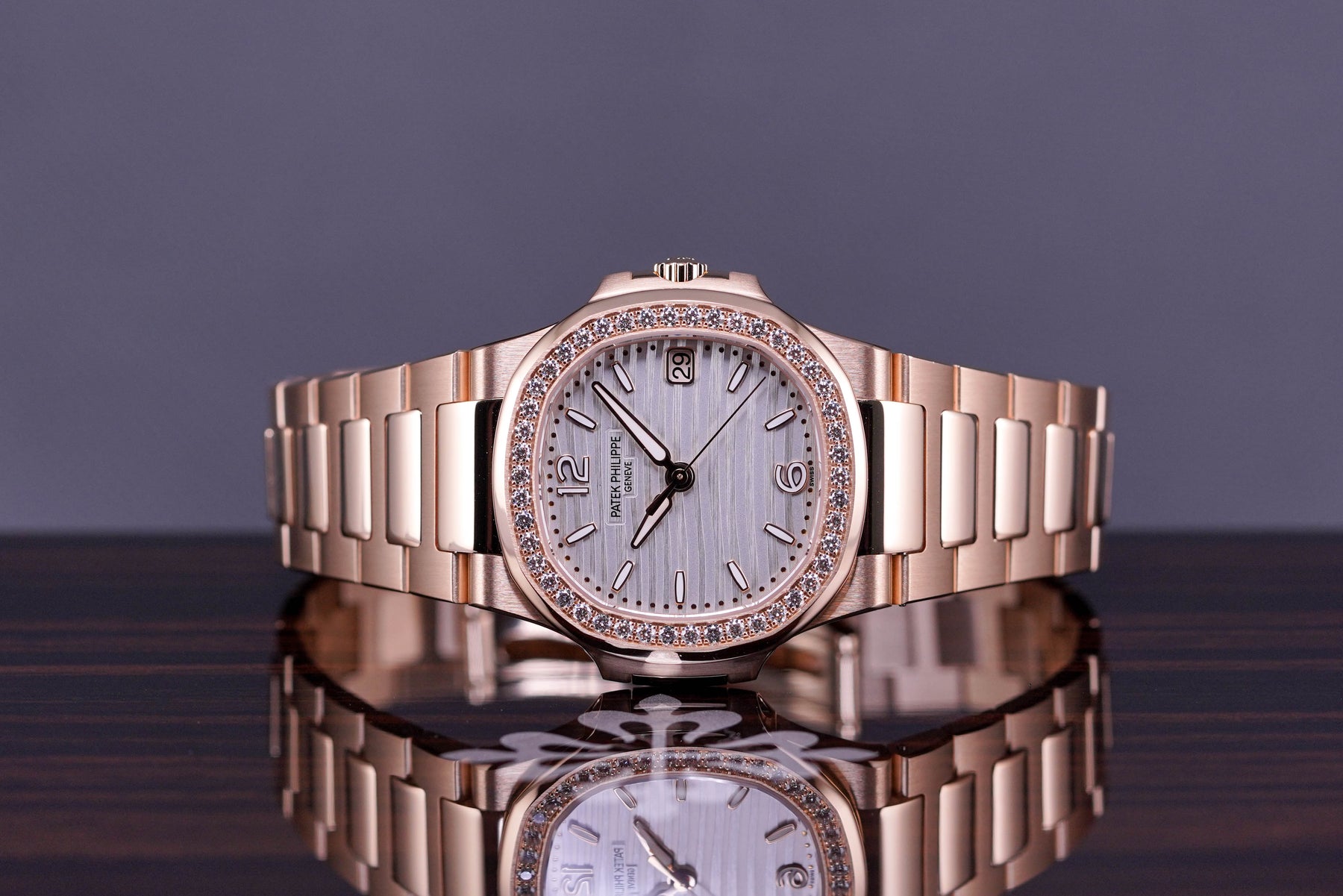 NAUTILUS 70101R ROSEGOLD DIAMOND BEZEL
