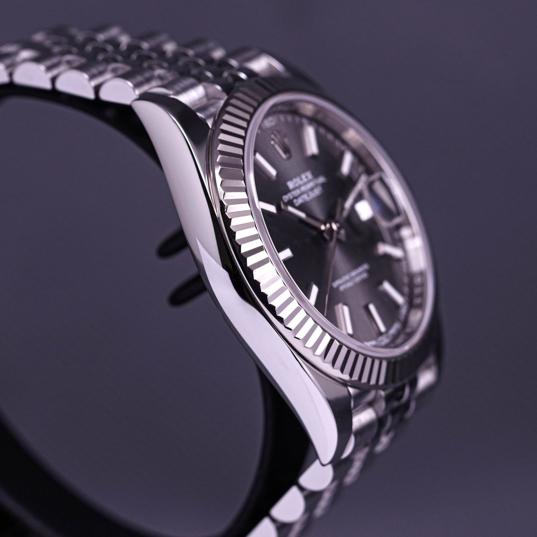DATEJUST FLUTED JUBILEE RHODIUM DIAL (2019)