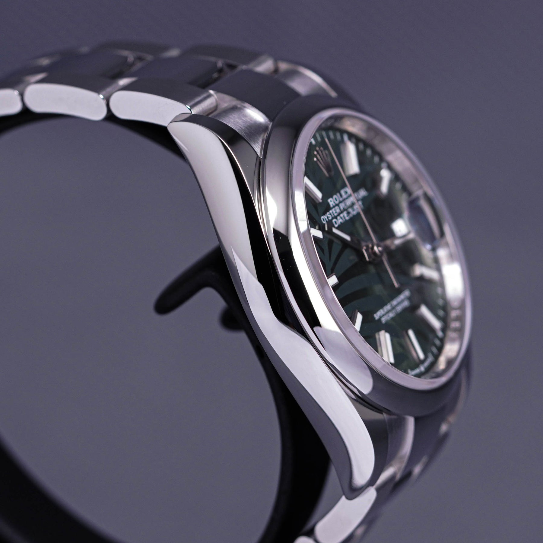 DATEJUST 36 DOMED OYSTER GREEN PALM DIAL (2022)