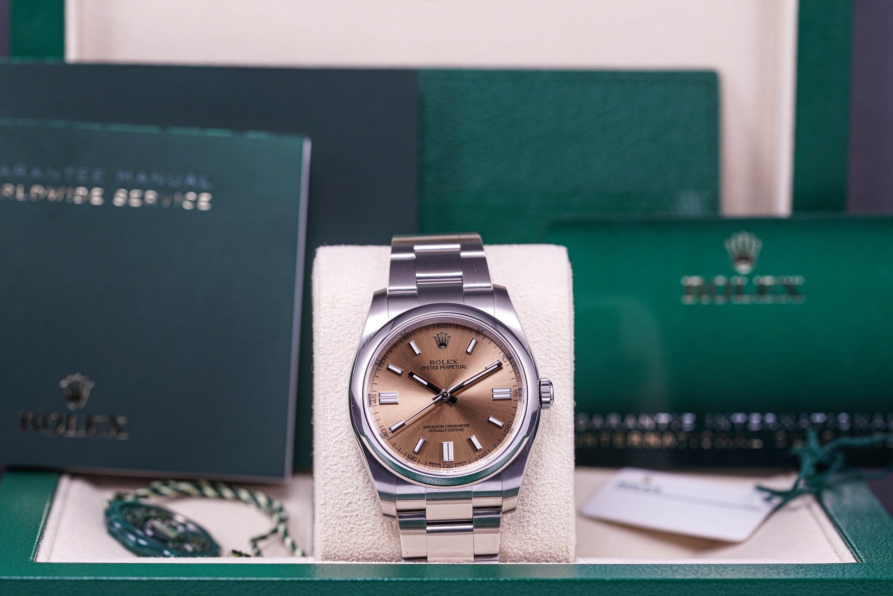 OYSTER PERPETUAL 36MM WHITE GRAPE DIAL (2021)