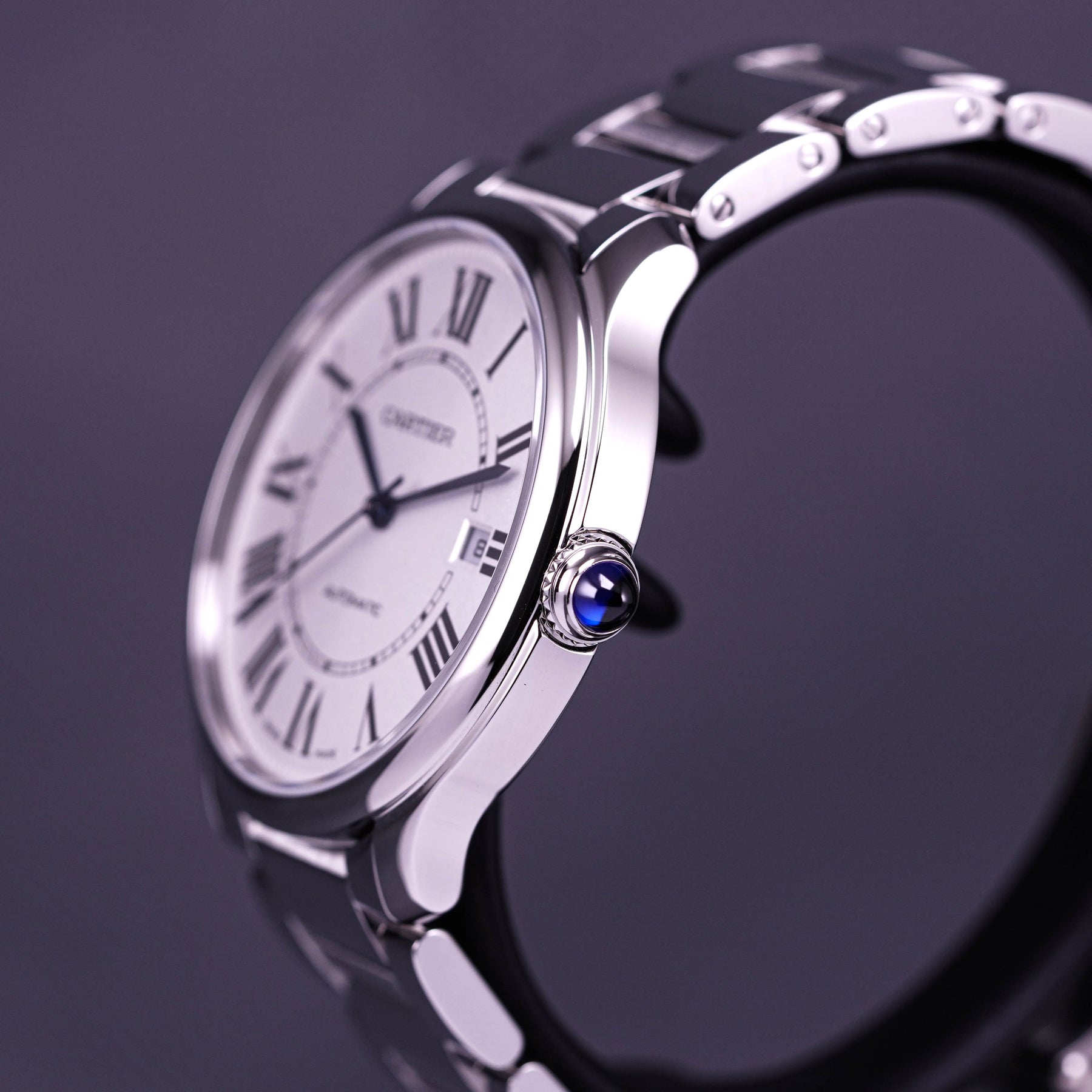 RONDE MUST DE CARTIER STEEL WHITE DIAL (2022)