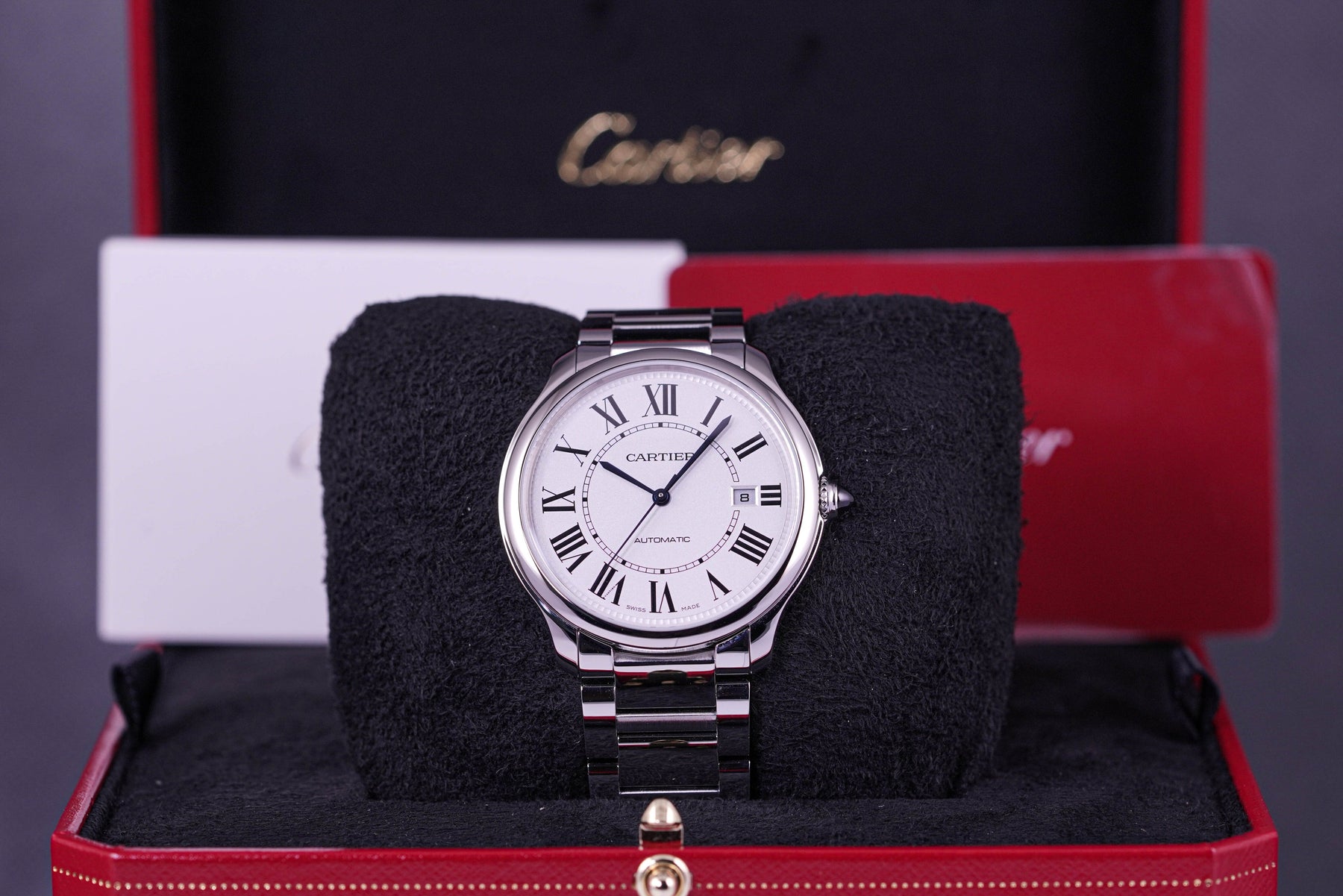 RONDE MUST DE CARTIER STEEL WHITE DIAL (2022)