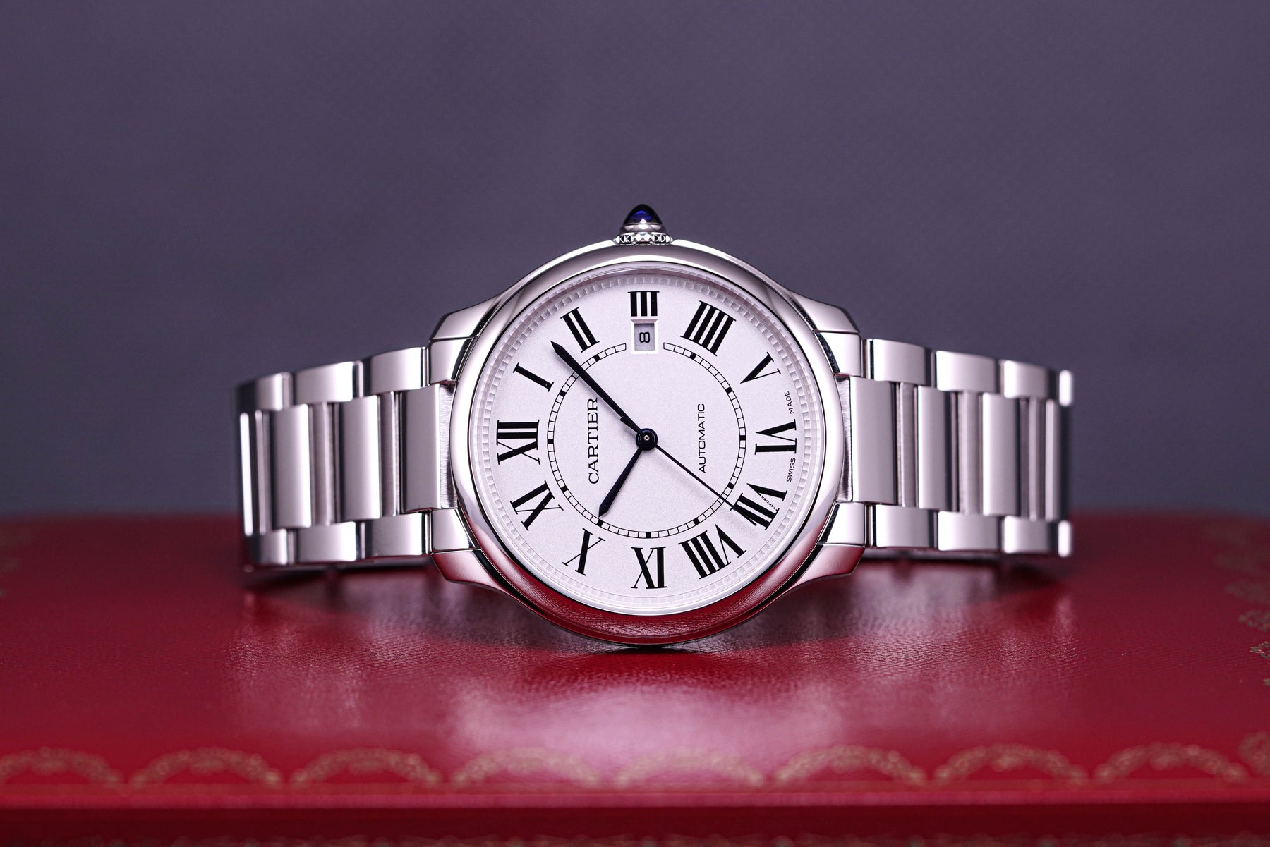 RONDE MUST DE CARTIER STEEL WHITE DIAL (2022)