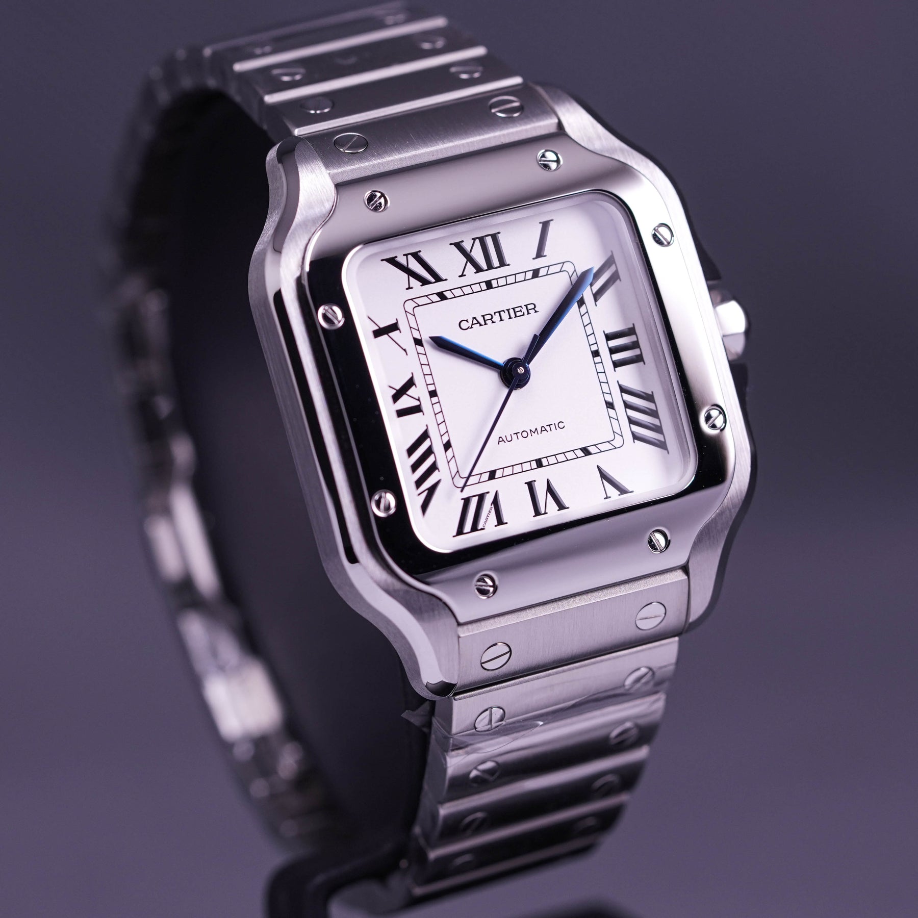 SANTOS DE CARTIER MEDIUM WHITE DIAL (2022)