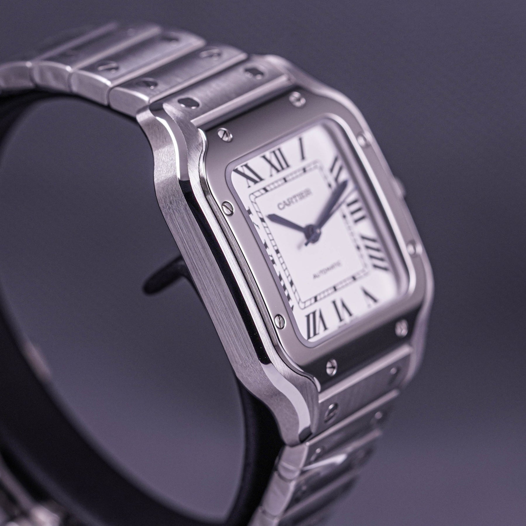 SANTOS DE CARTIER MEDIUM WHITE DIAL (2022)