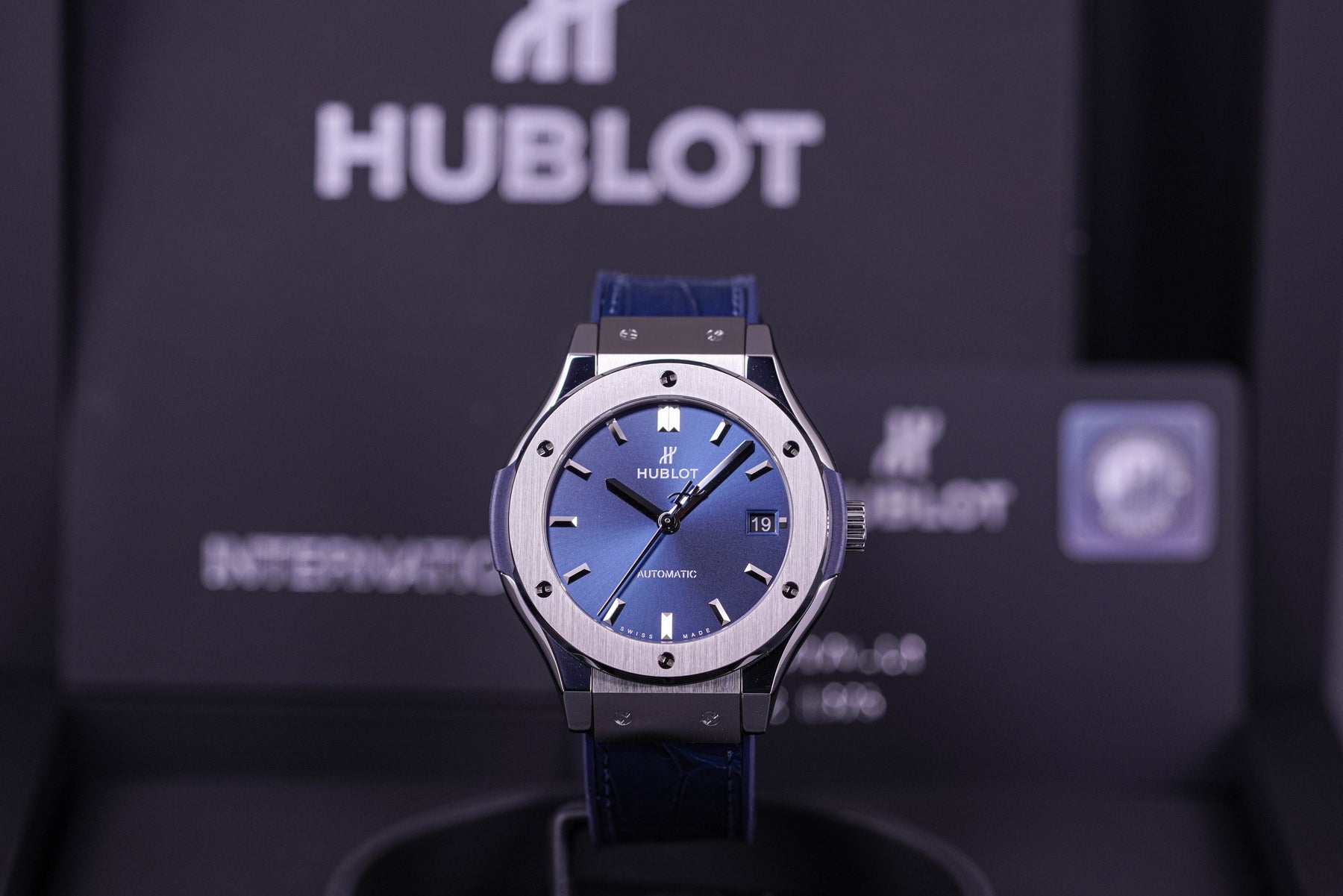 CLASSIC FUSION 38MM TITANIUM BLUE DIAL (2021)