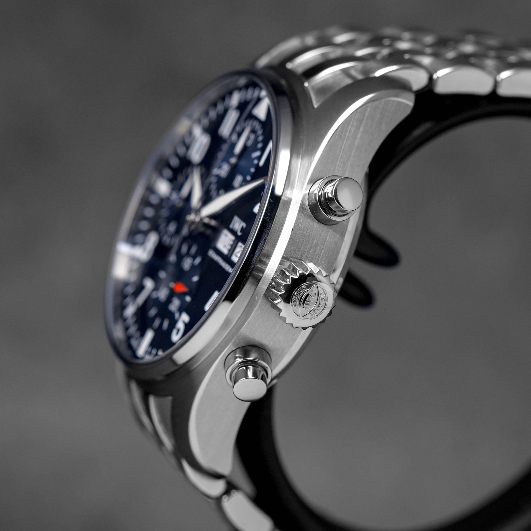 Harga IWC Pilot Chronograph Day Date Blue