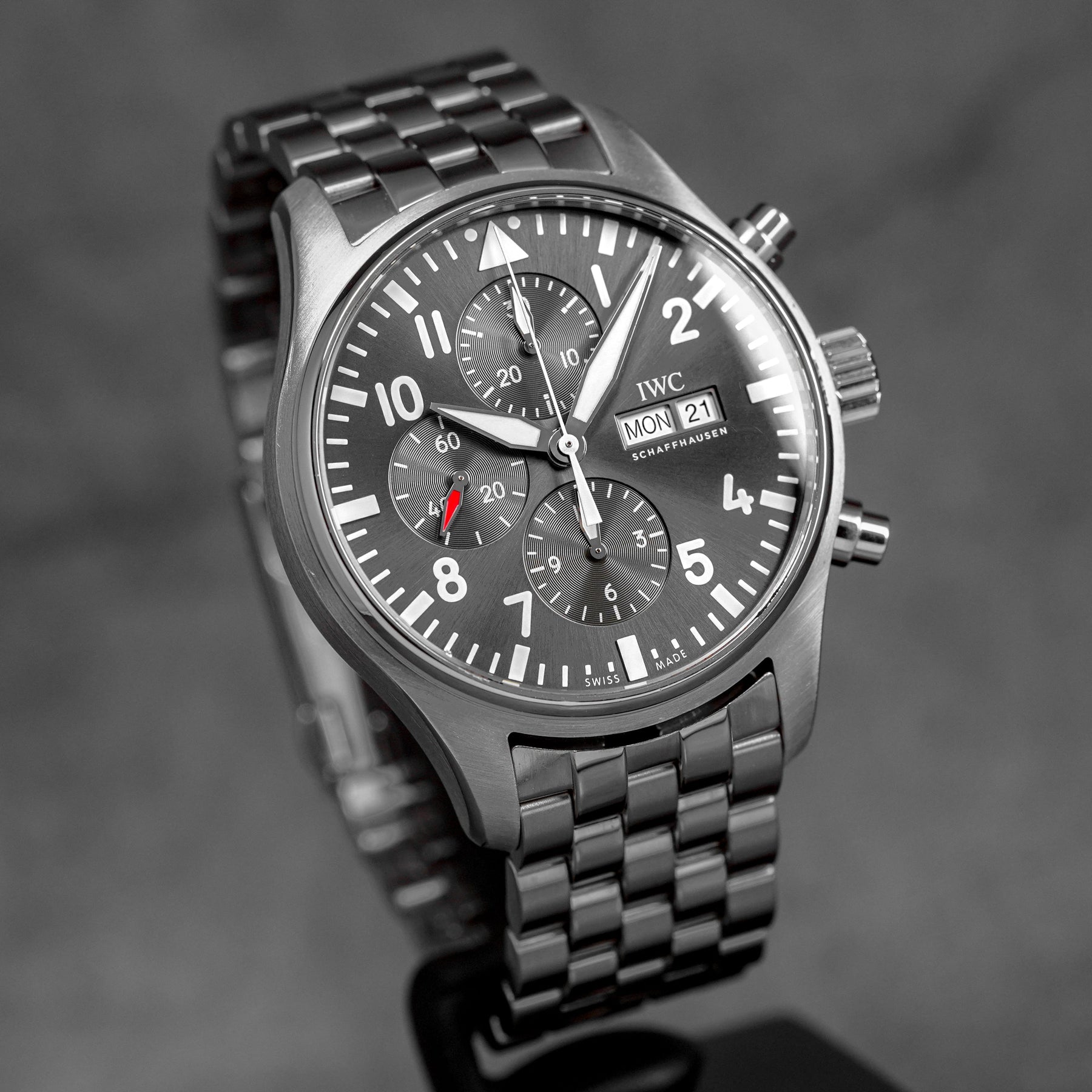 Harga IWC Pilot Spitfire Chrono Grey