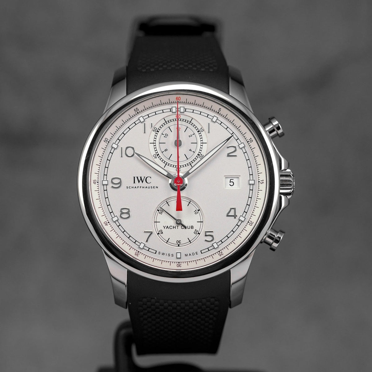 PORTUGIESER YACHT CLUB CHRONOGRAPH SILVER DIAL (UNDATED)