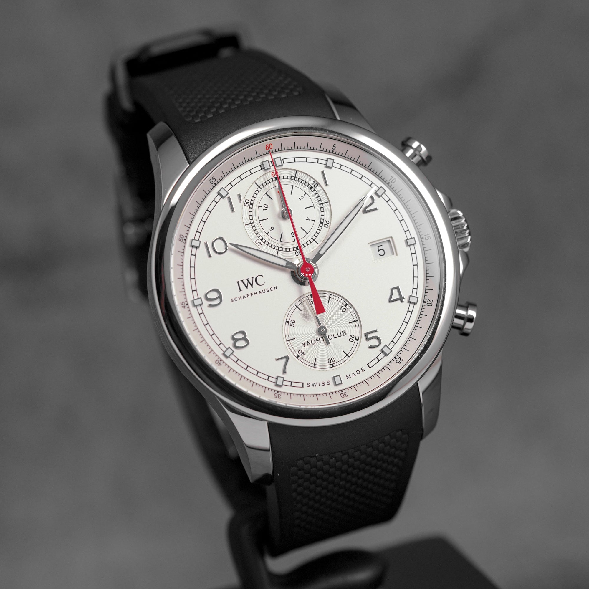 PORTUGIESER YACHT CLUB CHRONOGRAPH SILVER DIAL (UNDATED)