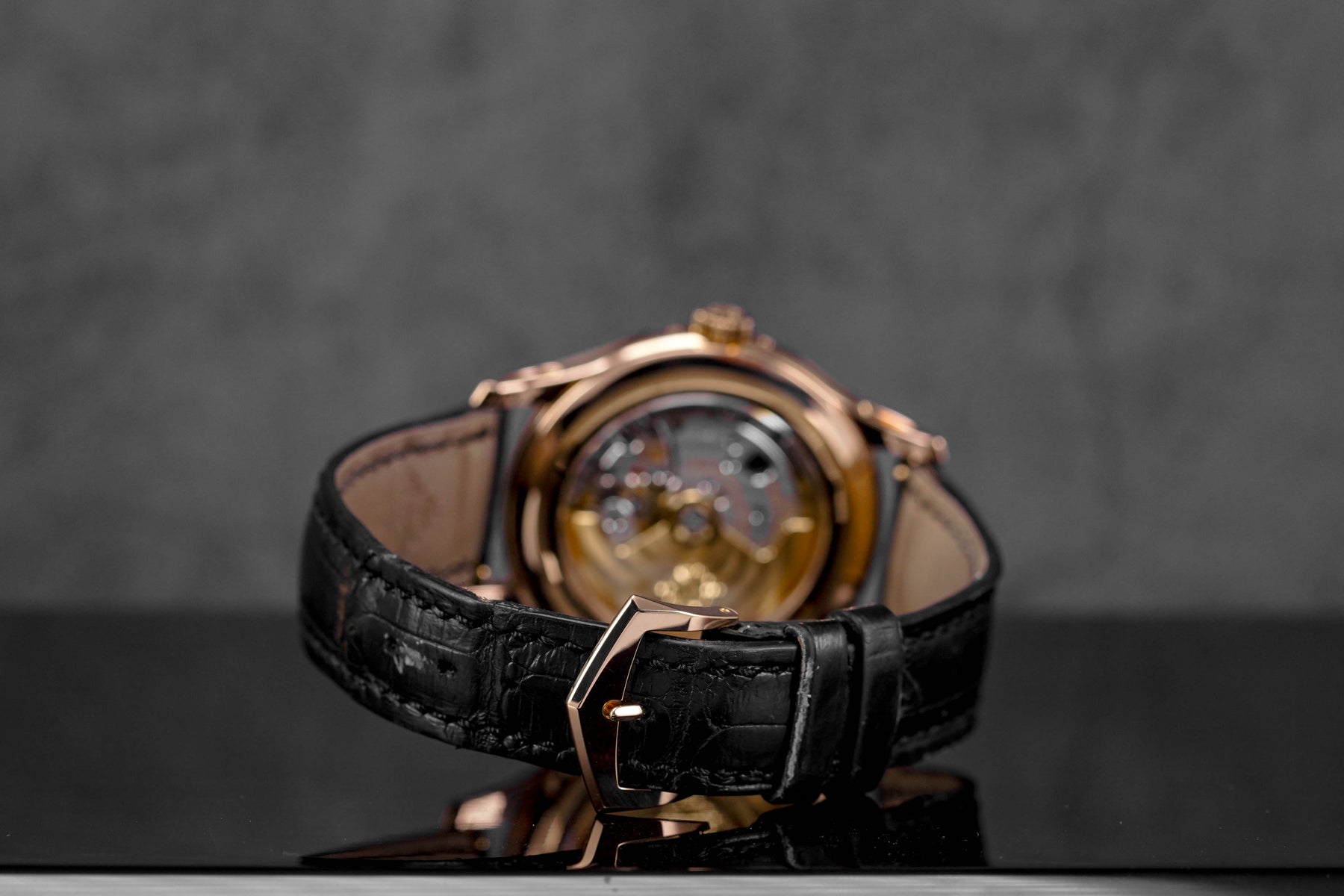 COMPLICATIONS 5205R ROSEGOLD ANNUAL CALENDAR MOONPHASE BLACK DIAL (2017)