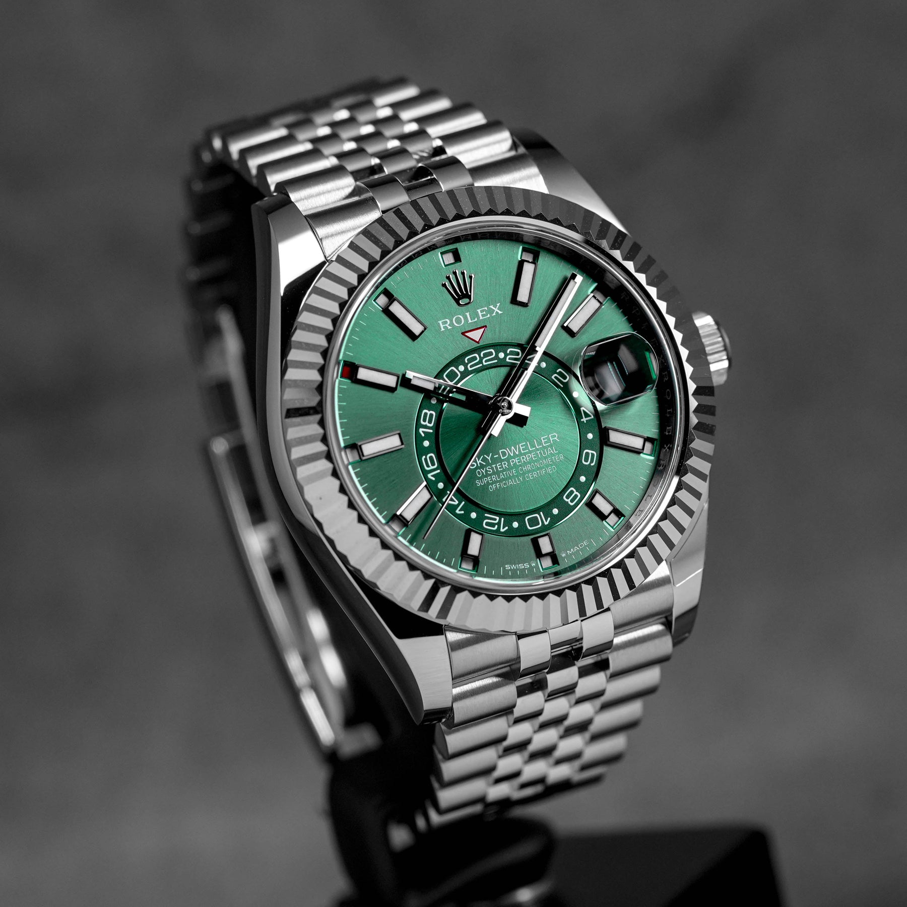 SKY-DWELLER MINT GREEN JUBILEE (2025)