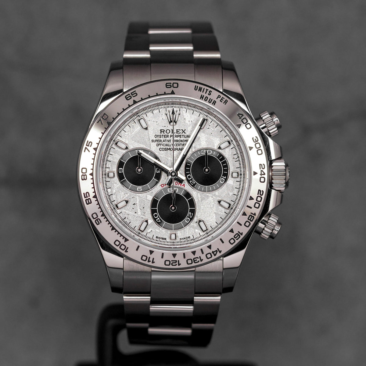 DAYTONA WHITEGOLD METEORITE DIAL (WATCH ONLY)