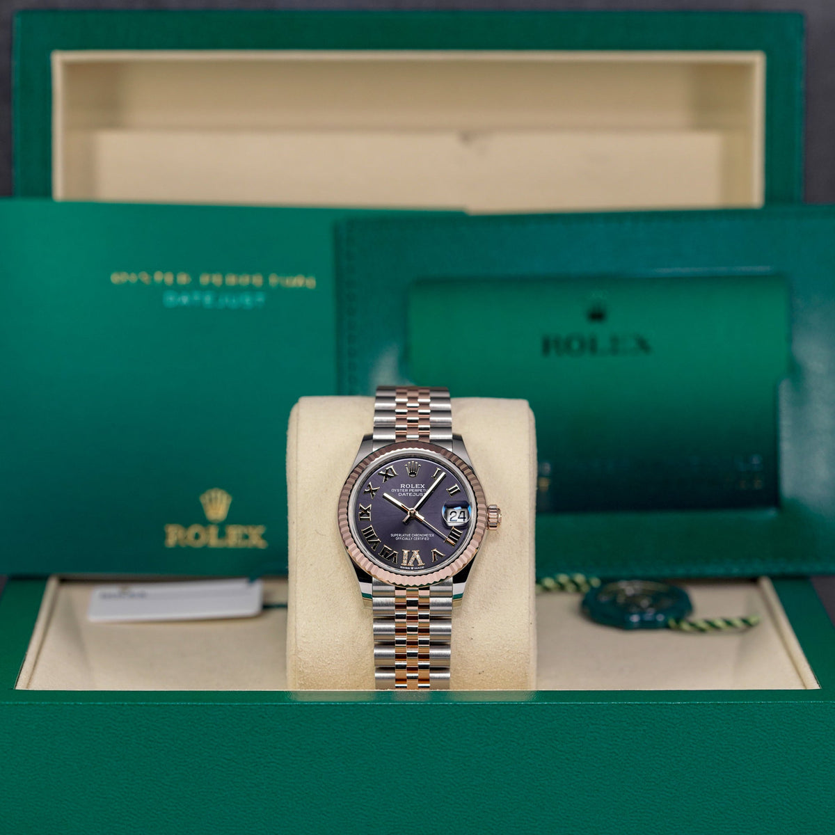 harga datejust 31 aubergine indonesia