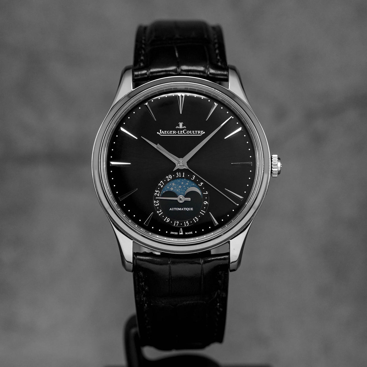 Harga JLC Master Ultra Thin Moonphase Black