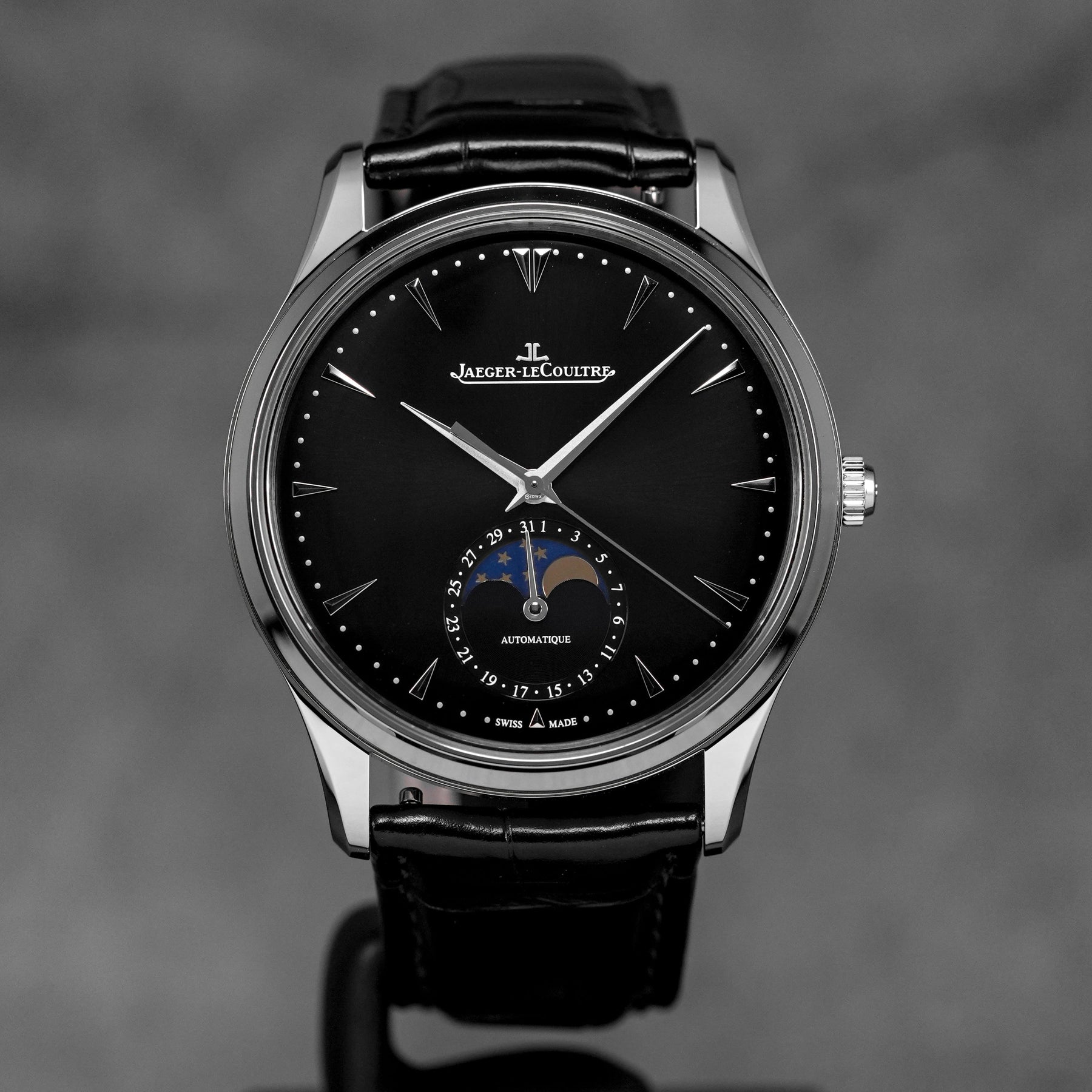 Harga JLC Master Ultra Thin Moonphase Black