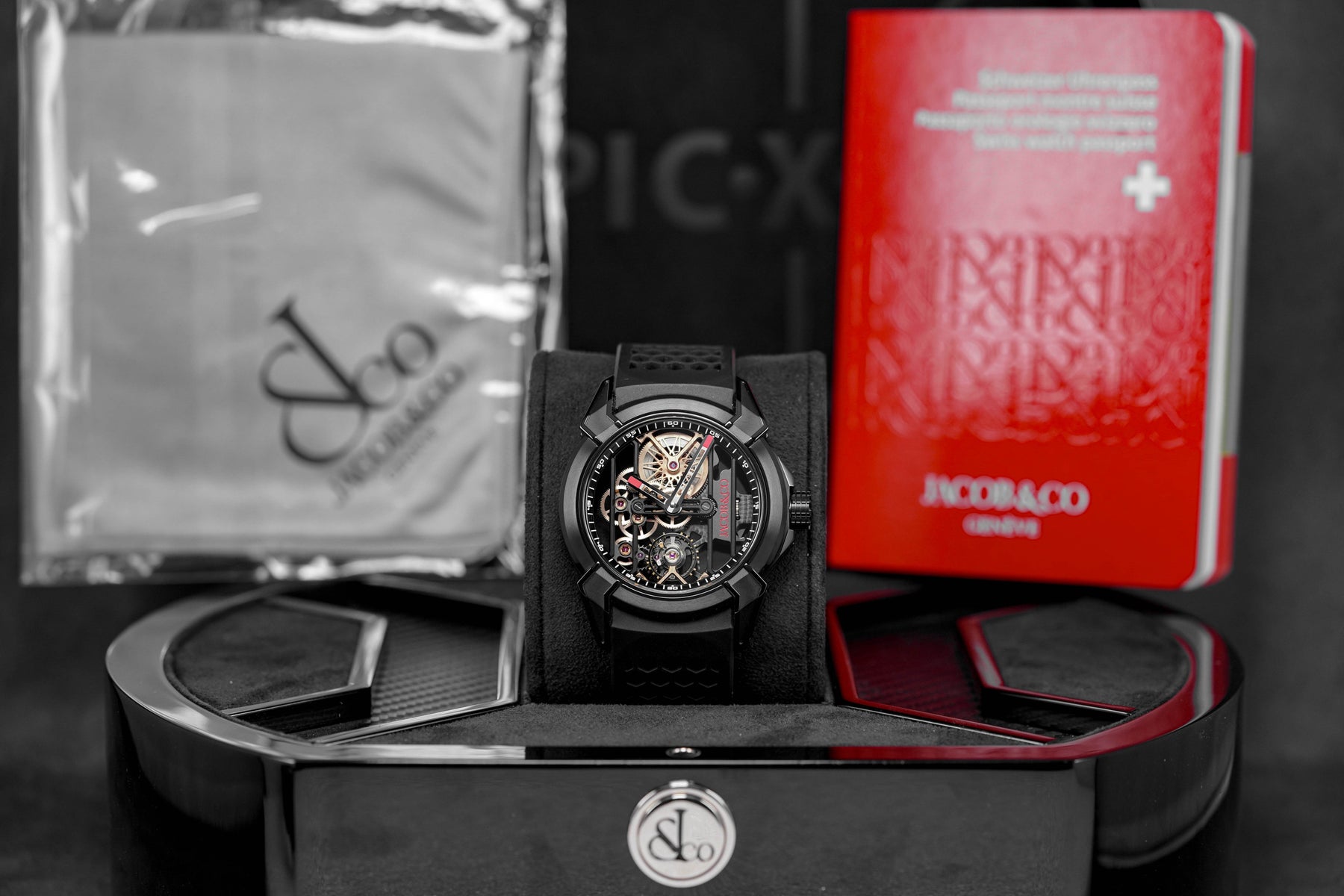 Harga Jacob and Co Epic X Black Skeleton